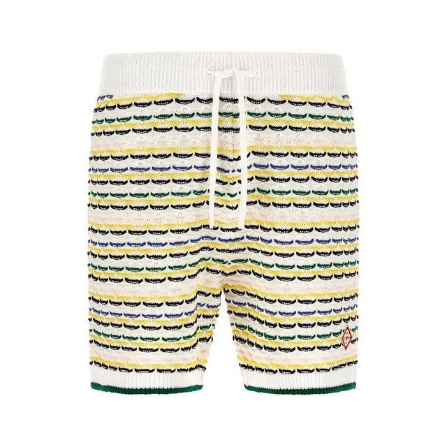 CASABLANCA Tuck Stitch Multicolor Shorts New & Authentic (Me