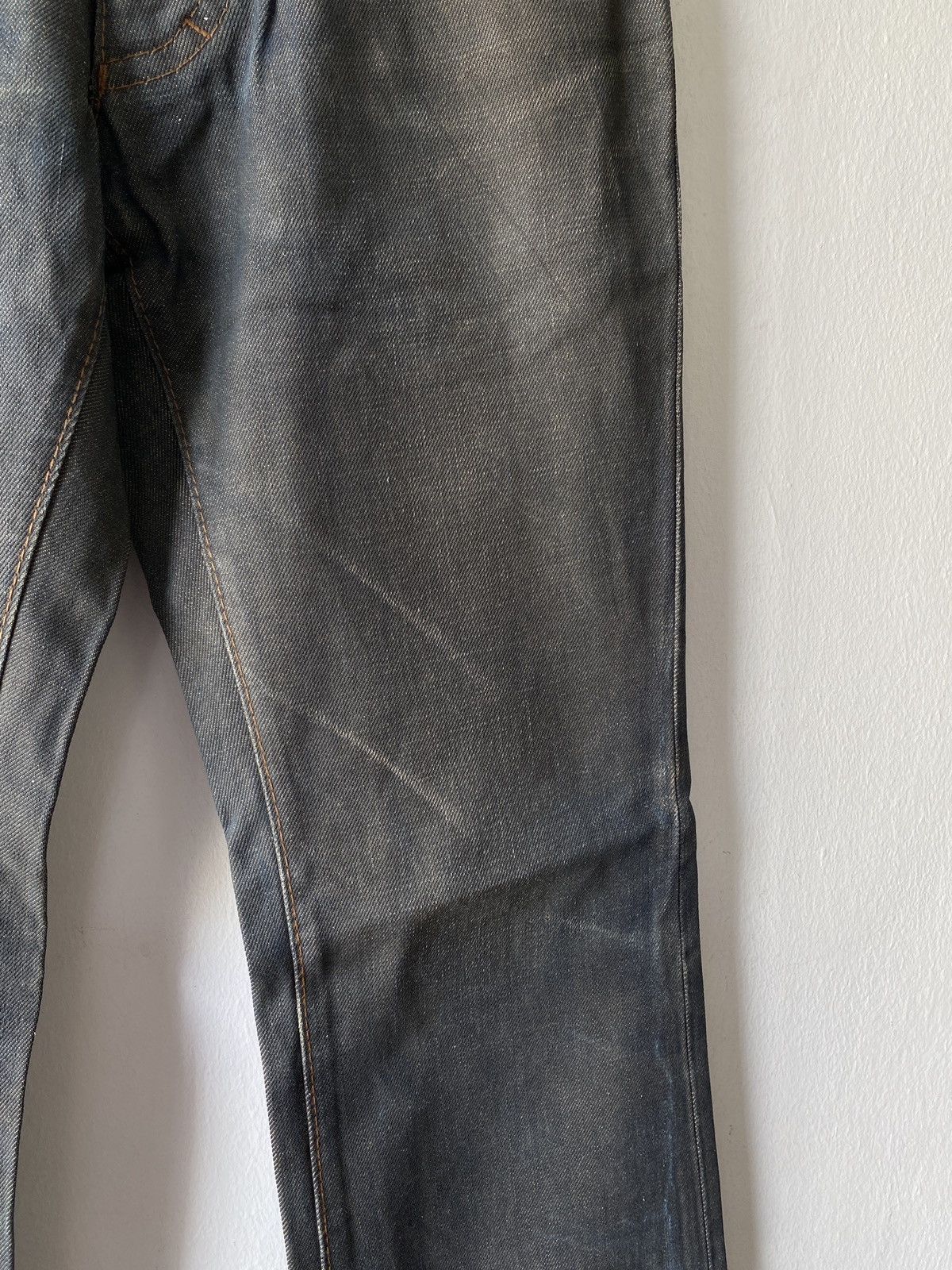 Dsquared2 Vintage Dsquared2 Waxed D2Lux Flare Denim Size US 29 - 7 Thumbnail