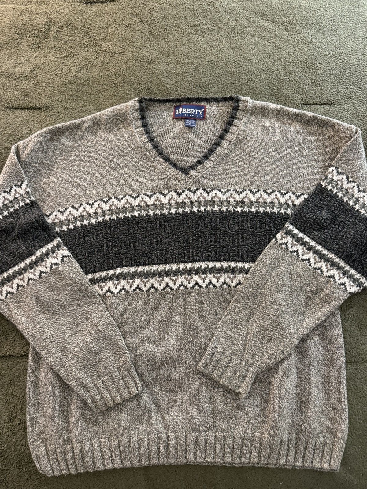 Liberty × Vintage Vintage Knit Sweater Size US XL / EU 56 / 4 - 1 Thumbnail