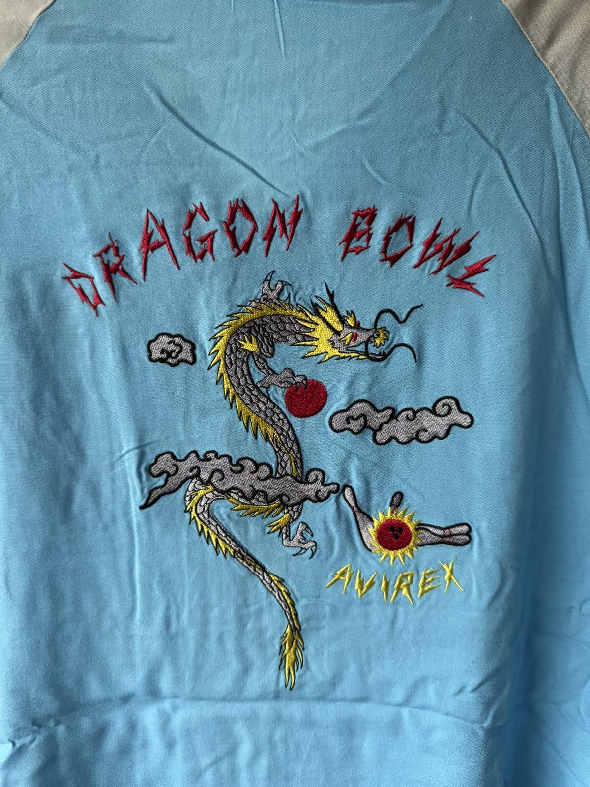 Avirex 90s Avirex Dragon Bowl Embroidery Logo Open collar Button up Size US M / EU 48-50 / 2 - 3 Thumbnail
