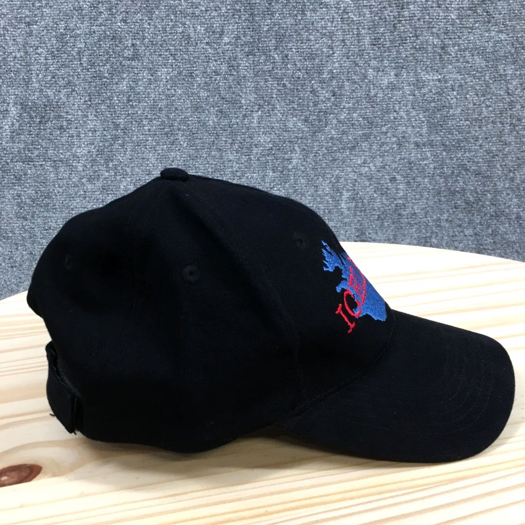 Vintage Iceland Island Baseball Cap Hat Embroidered Cotton Basic Mens One Size Black Size ONE SIZE - 7 Thumbnail