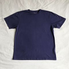 L.L.Bean Carefree Unshrinkable T Shirt Without Pocket Long Sleeve Men's Regular Delta Blue / S