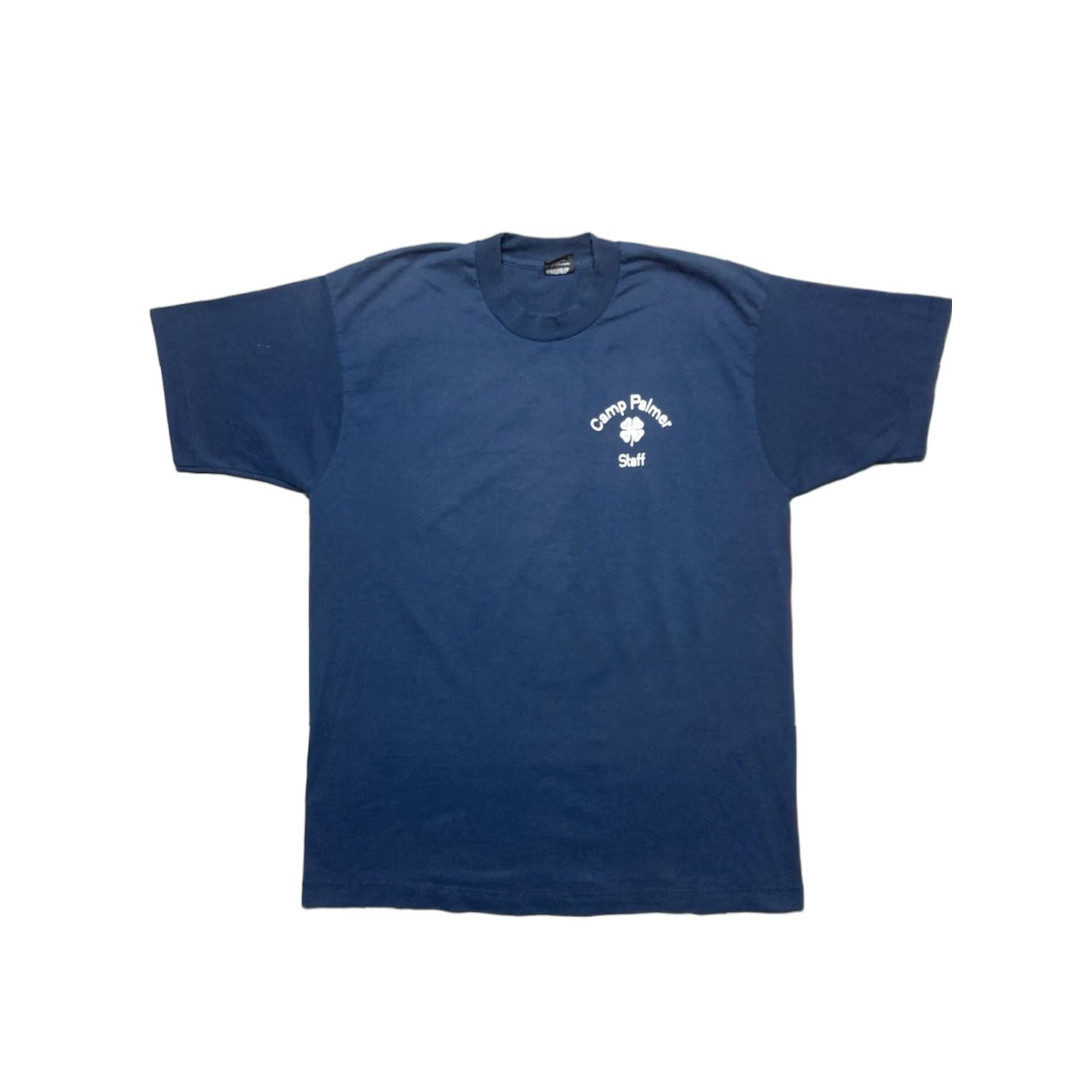 Fruit Of The Loom VINTAGE 90s Fruit of the Loom T-Shirt 4H camp Palmer farm Skunk Man FOTL XL Blue Mens Size US XL / EU 56 / 4 - 1 Thumbnail