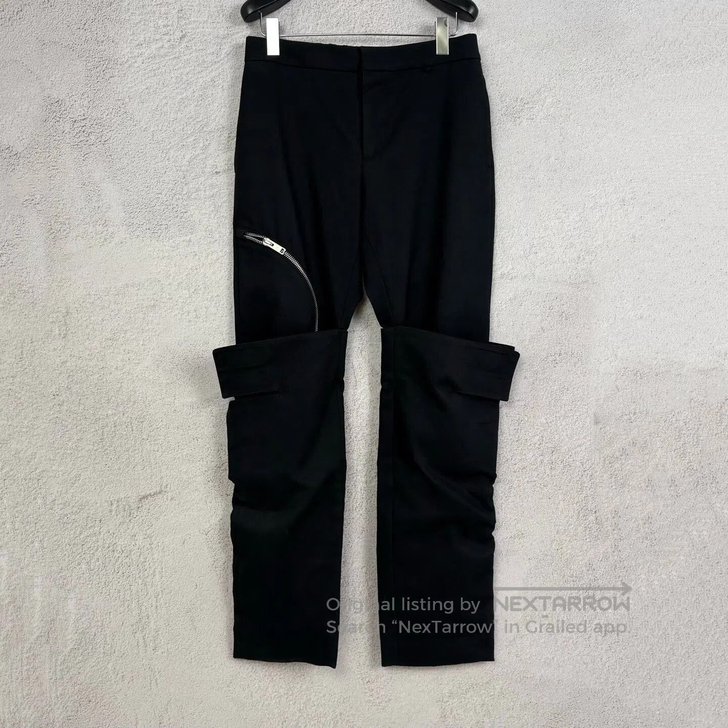 Givenchy Givenchy By mmy Cargo Pants with Zip Pockets & Layered Tie Size US 36 / EU 52 - 1 Thumbnail