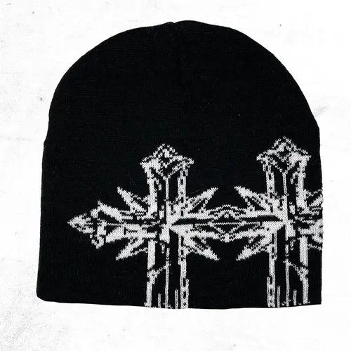 Japanese Brand Kei #8 Wool Acrylic Knitted Beanie Casual Skullies Size ONE SIZE - 5 Thumbnail
