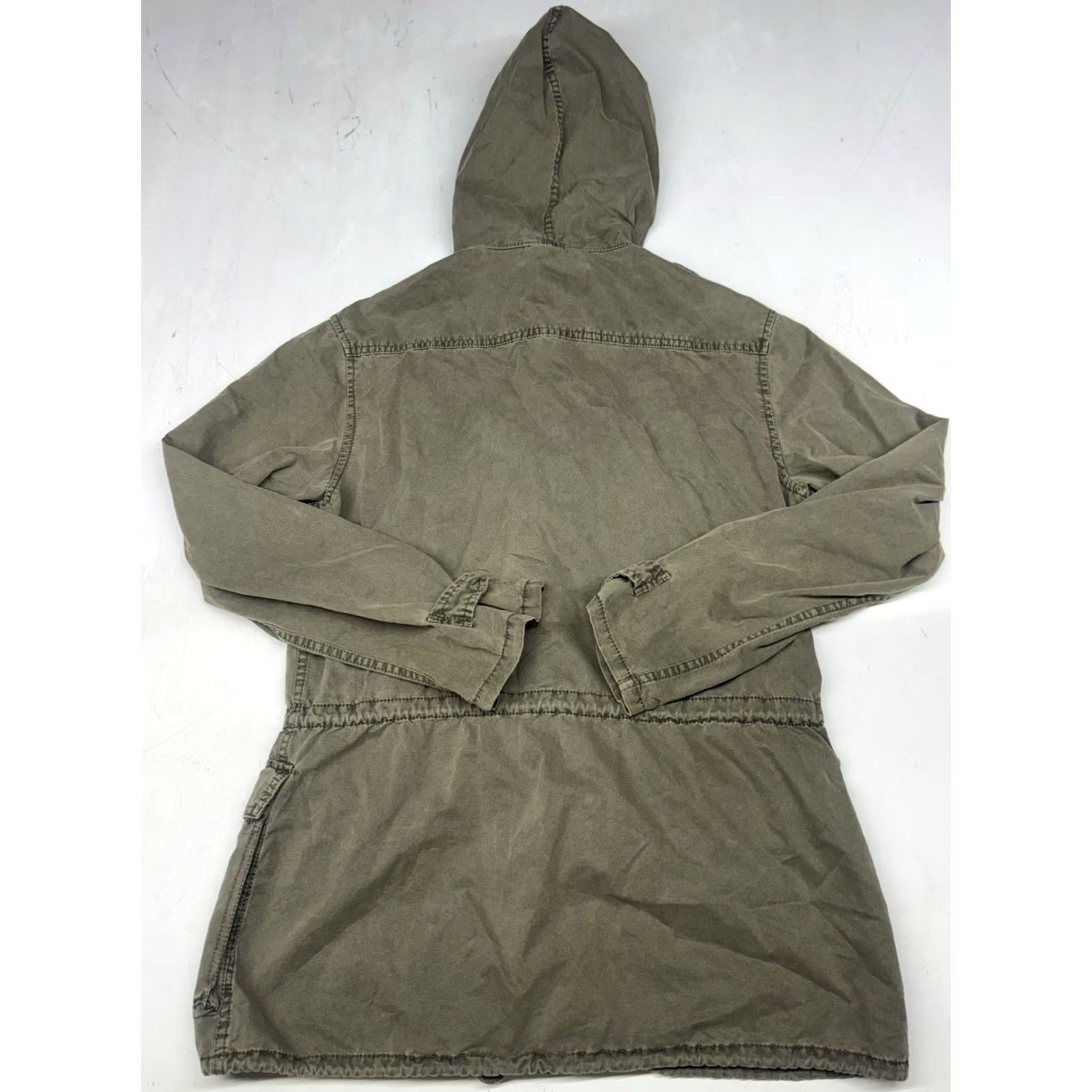 Buffalo David Bitton VINTAGE? No — Buffalo by David Bitton Military Parka Hooded Jacket Army Green Women’s Small Jacket Size S / US 4 / IT 40 - 5 Thumbnail
