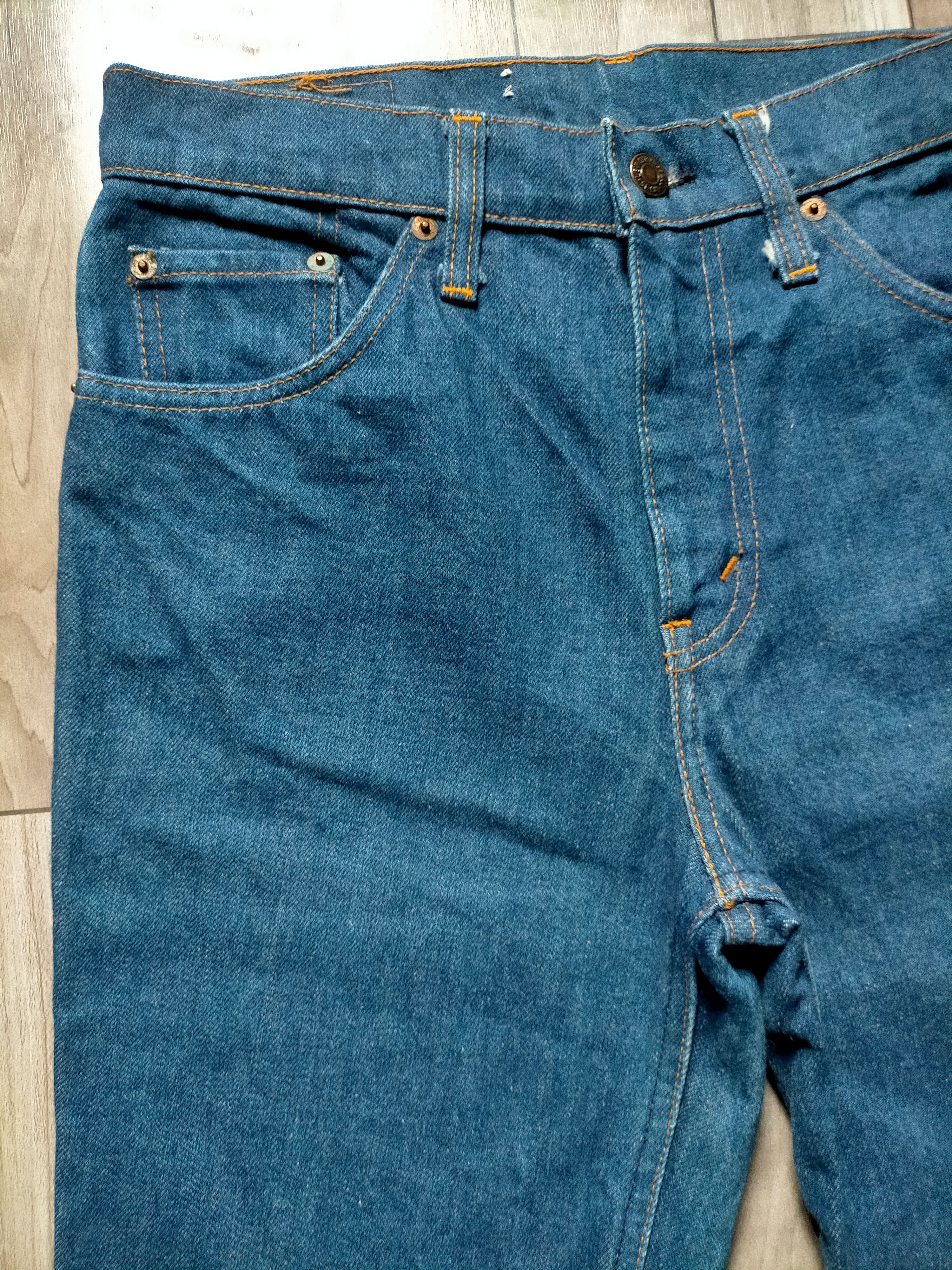 Levi's Flare Jeans Vtg 80s Levis 507 Boot cut Denim Size US 29 - 4 Thumbnail