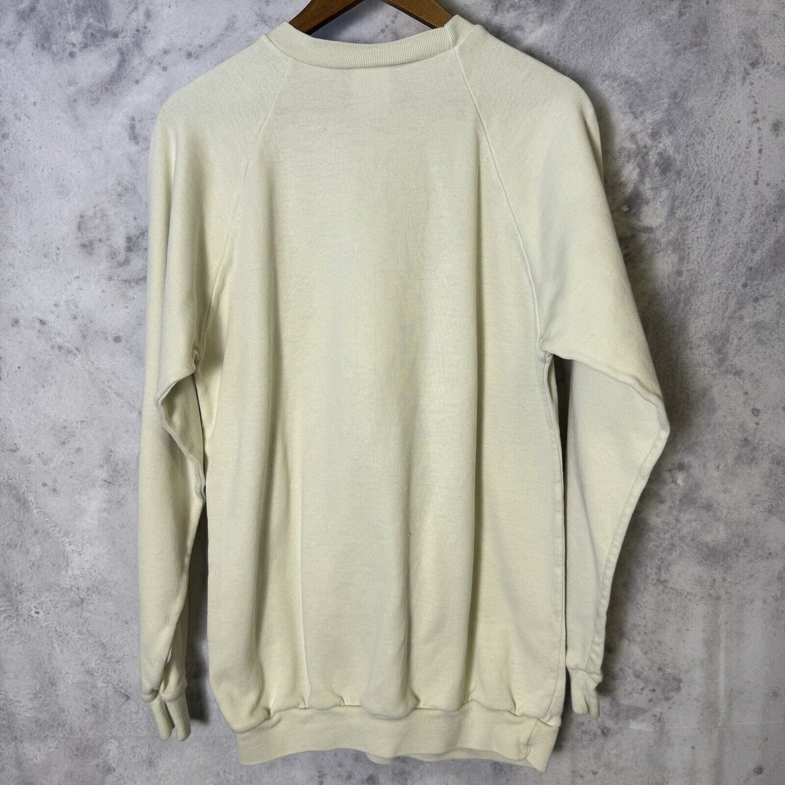 Vintage Vintage Nottingham Sweatshirt Mens XL White Crew Neck London Size US XL / EU 56 / 4 - 3 Thumbnail
