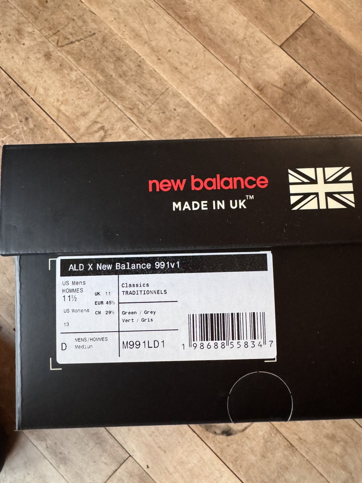 Aime Leon Dore × New Balance New balance x ALD 991 Size US 11.5 / EU 44-45 - 11 Thumbnail