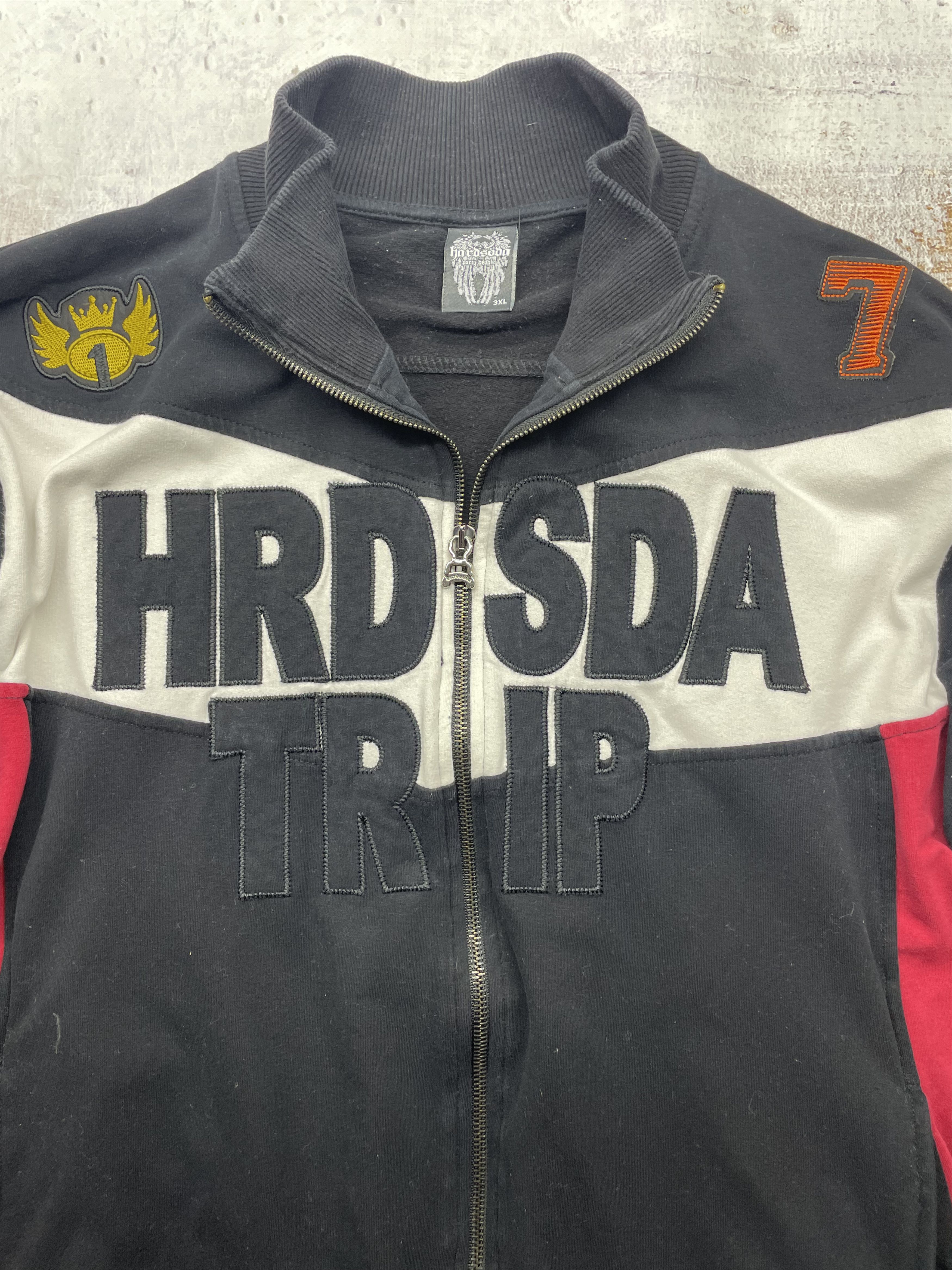 Vintage Vintage Sweater Zipper Jacket Hard Soda Men’s Size XL/XXL Size US XL / EU 56 / 4 - 5 Thumbnail