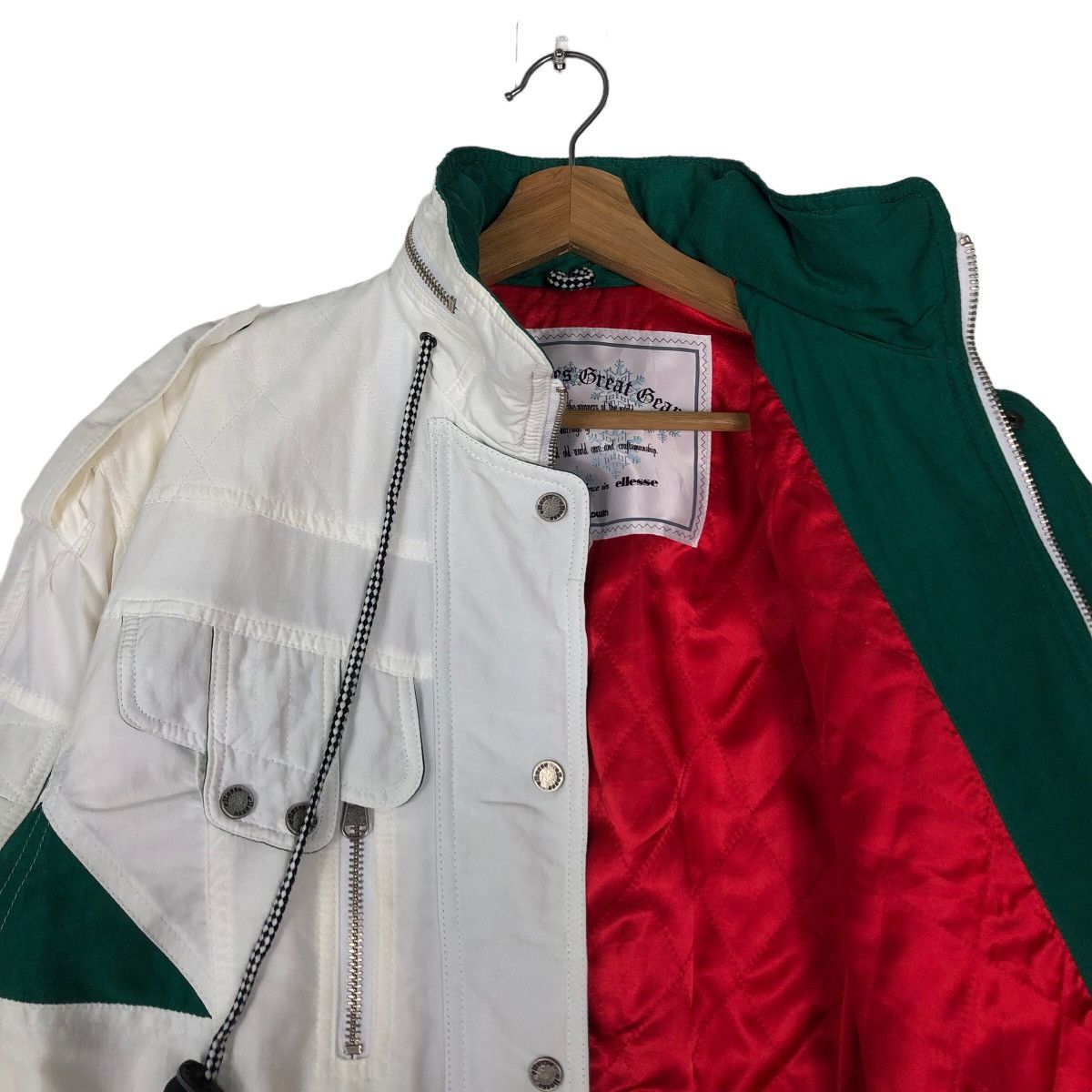 Japanese Brand 🔥Vintage Bomber Jacket Ski Wear Ellesse By Goldwin Japan Size US M / EU 48-50 / 2 - 13 Thumbnail