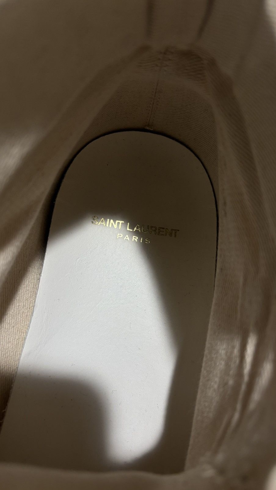 Saint Laurent Paris Saint Laurent Paris “Smoking Forever” High Top Sneaker Size US 11 / EU 44 - 21 Thumbnail