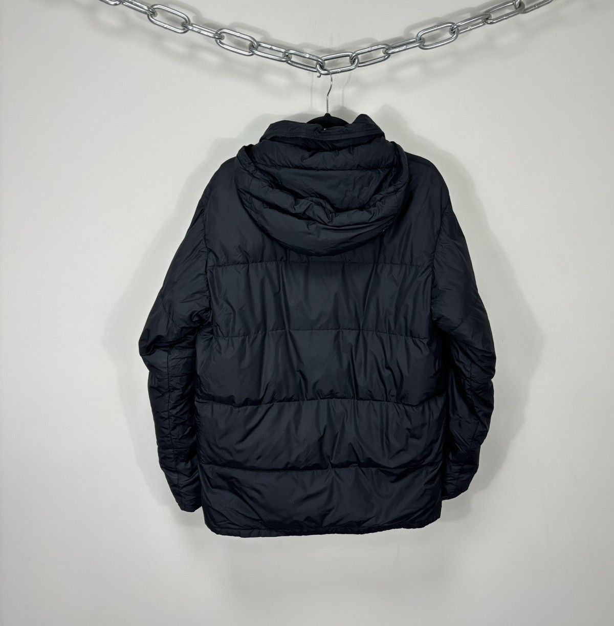 Aspesi Alberto Aspesi Men’s Black Luxury Hooded Puffer Down Jacket Size US S / EU 44-46 / 1 - 3 Thumbnail