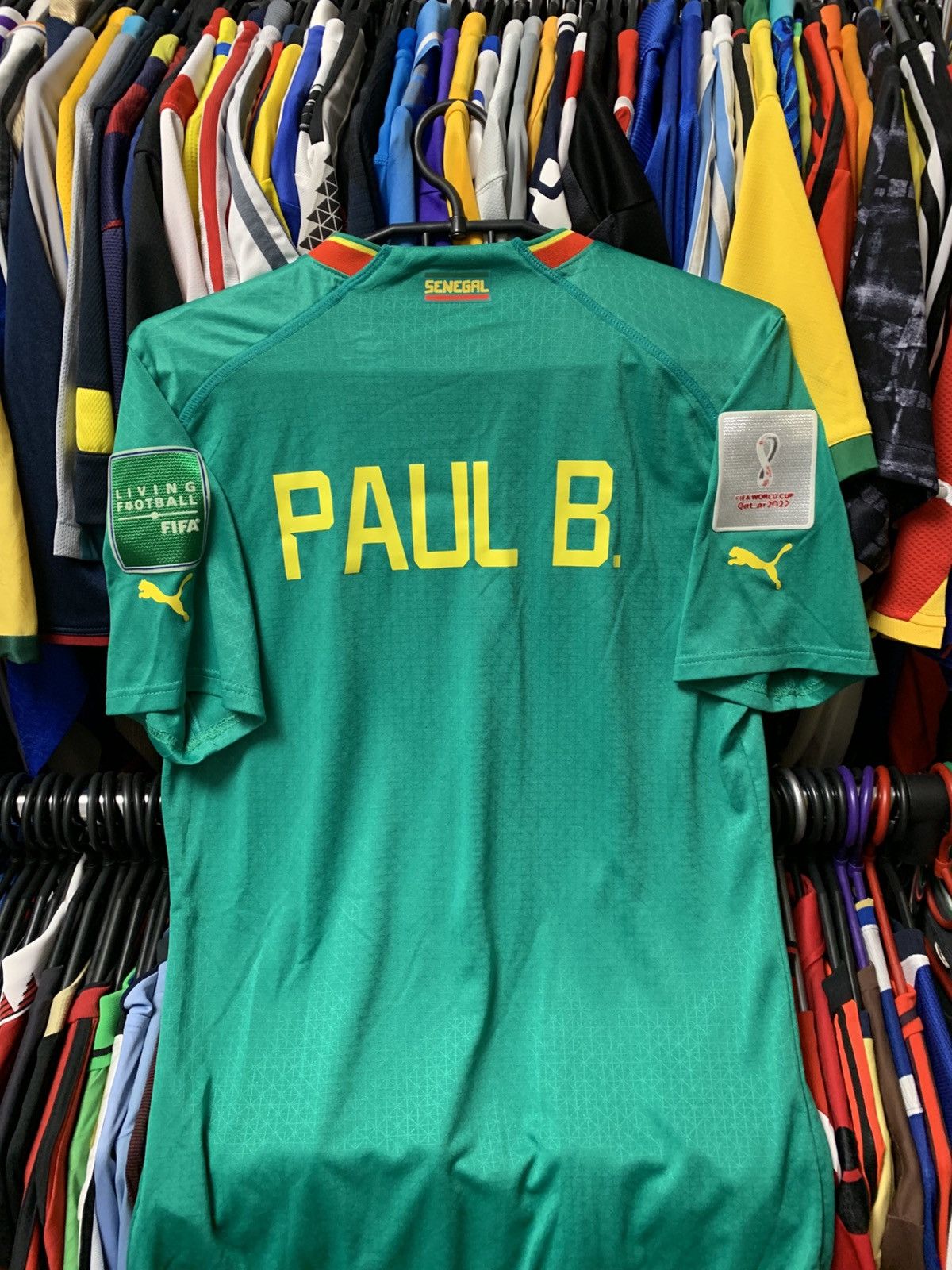 Puma 🔥PUMA SENEGAL WORLD CUP 2022 HOME PLAYER ISSUE SOCCER JERSEY Size US M / EU 48-50 / 2 - 10 Thumbnail