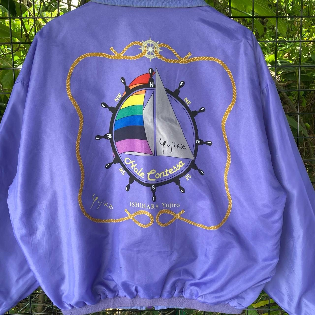 Designer × Japanese Brand × Vintage Vtg Designer Yujiro Ishihara Baggy Light Zipper Jacket Size US M / EU 48-50 / 2 - 18 Thumbnail