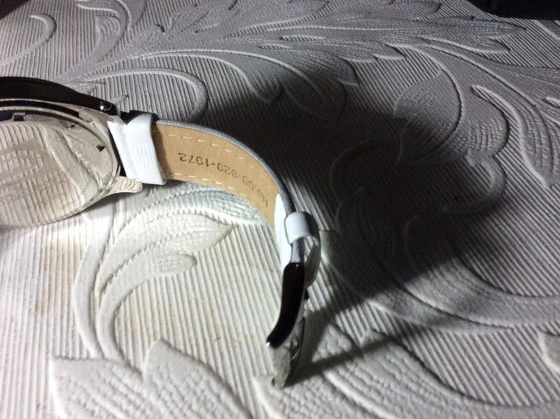 Marc Ecko Marc Ecko - Men's Watch white leather strap watch Size ONE SIZE - 7 Thumbnail