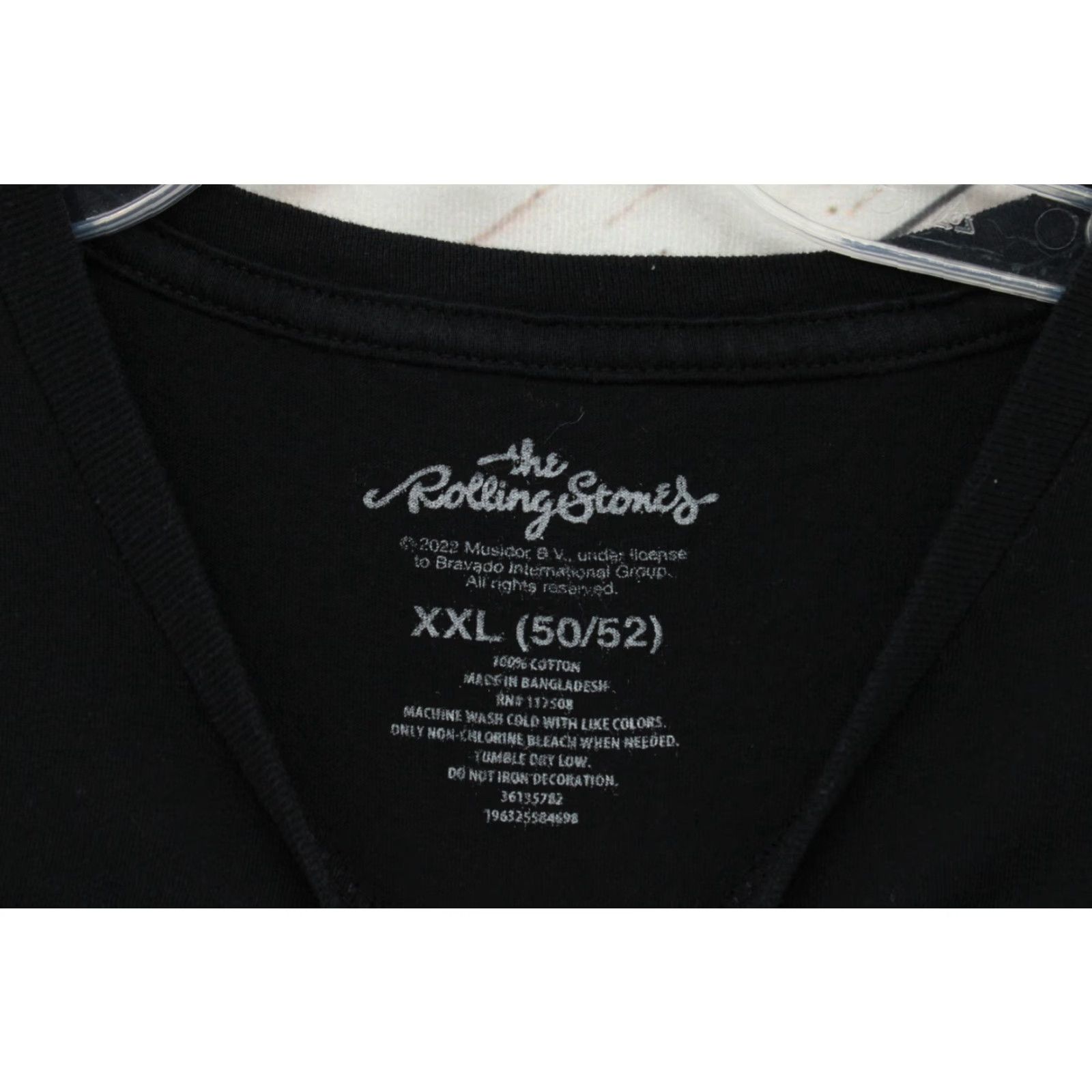 Vintage The Rolling Stones T-Shirt Men 2XL Black 50/52 Crew Neck 100% Cotton Graphics Size US XXL / EU 58 / 5 - 4 Thumbnail