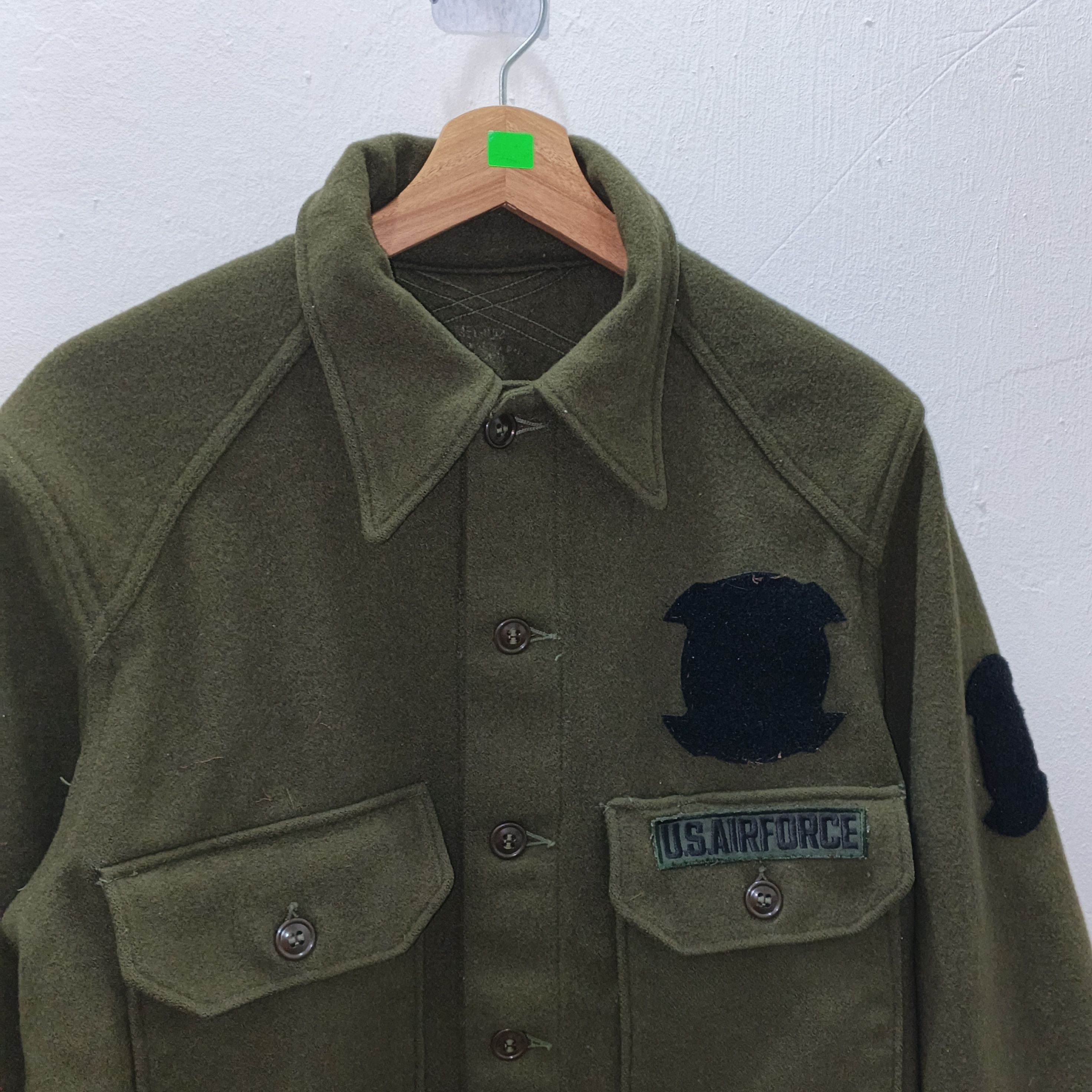 Vintage Vintage 50's WWII OG-108 Rare US Air Force Army Jacket Size US L / EU 52-54 / 3 - 3 Thumbnail
