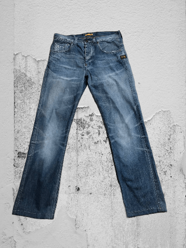 G-Star Vintage Y2K G Star Raw Wide Light Blue Denim Pants Size US 30 / EU 46 - 1 Thumbnail