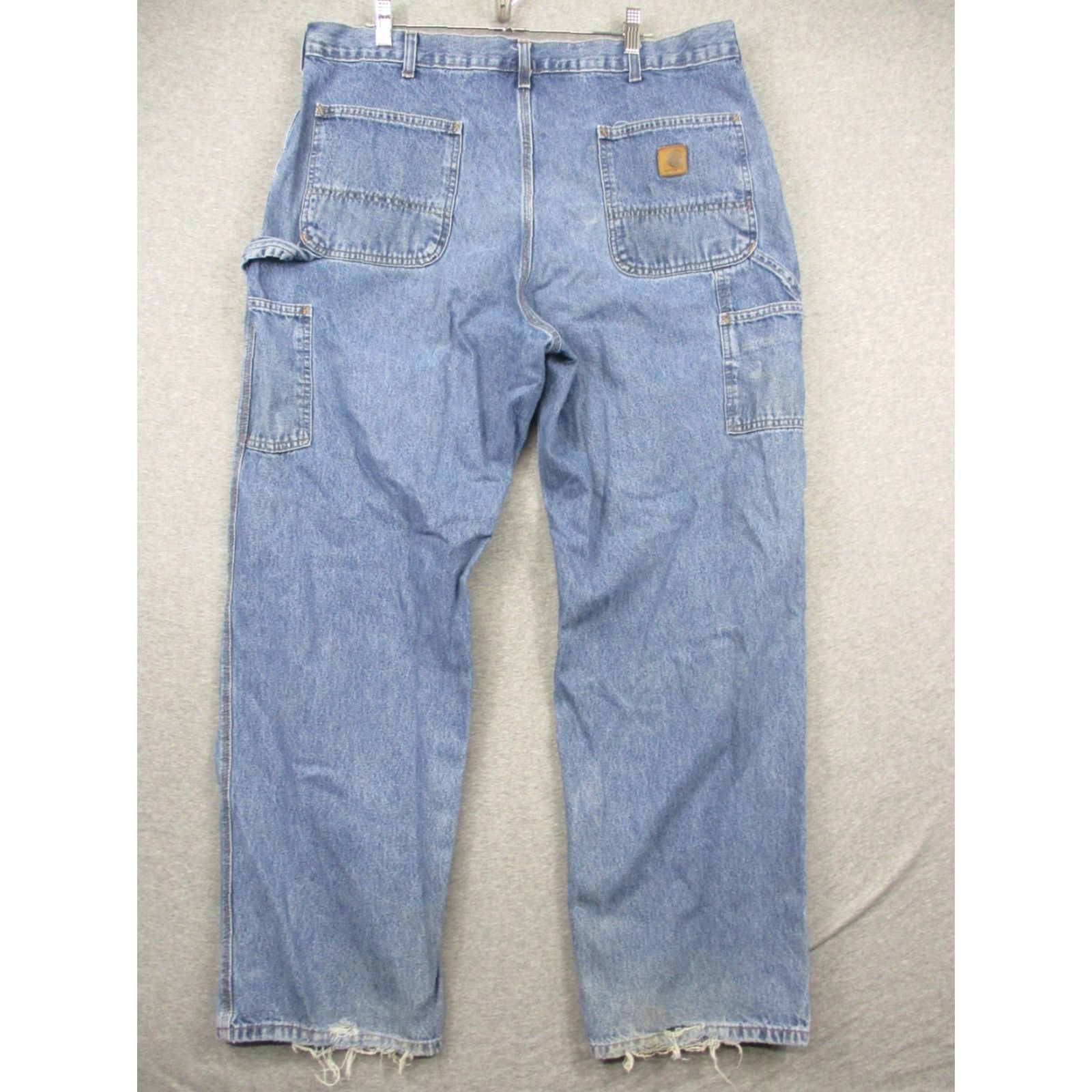 Carhartt VINTAGE Carhartt Jeans Mens 38x32 Blue Distressed Wide-Leg 90s Grunge DPS B13 DPS Jeans Women? Size US 38 / EU 54 - 2 Thumbnail