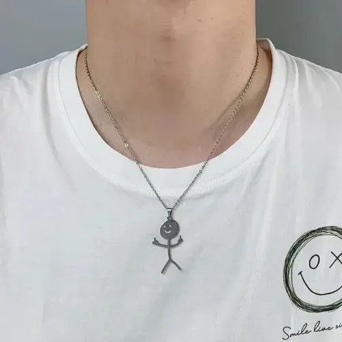 Jewelry Funny Doodle Necklace Size ONE SIZE - 1 Thumbnail