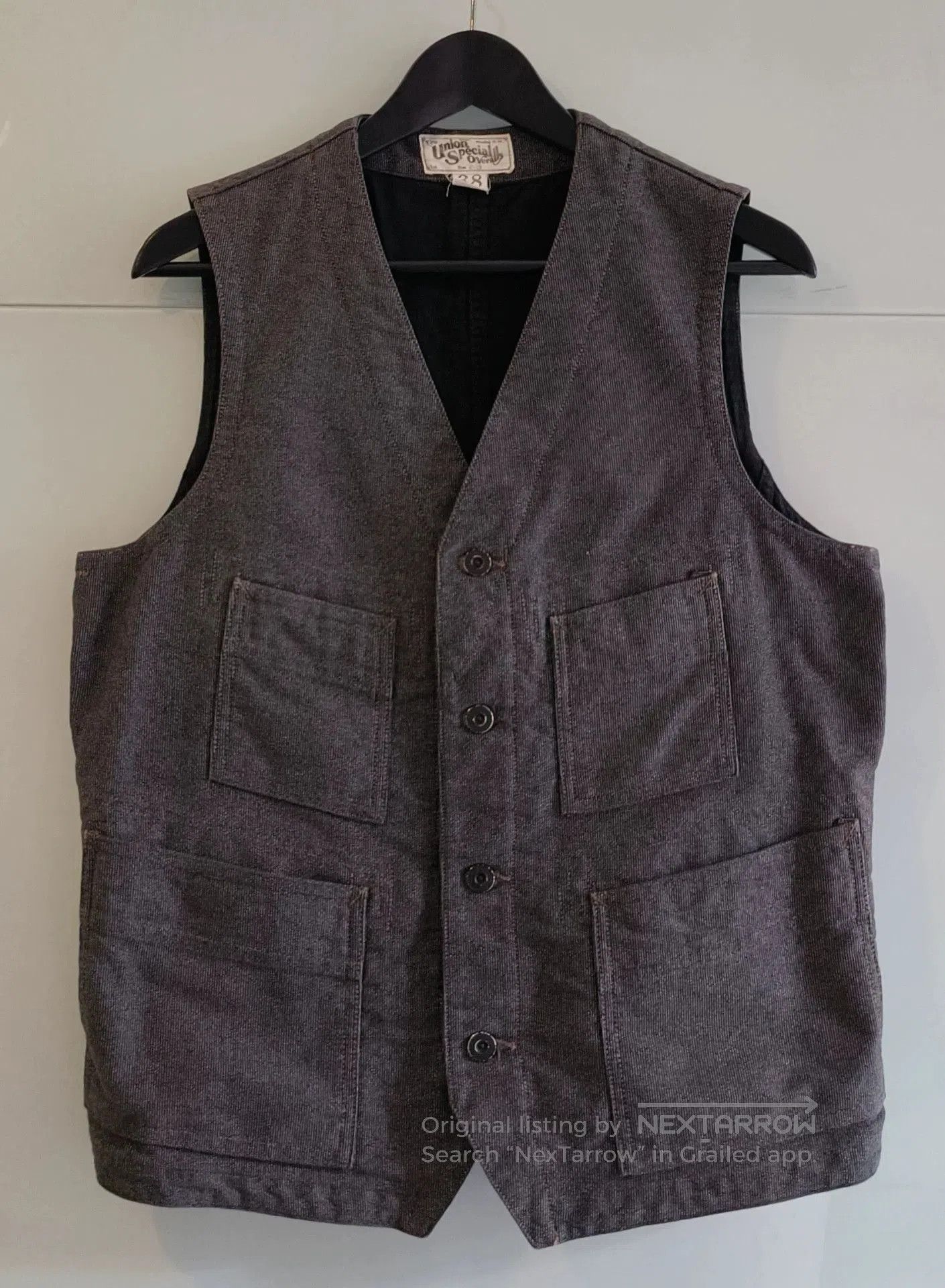 Warehouse & Co. Freewheelers Warehouse Striped Vest. Size US M / EU 48-50 / 2 - 3 Thumbnail
