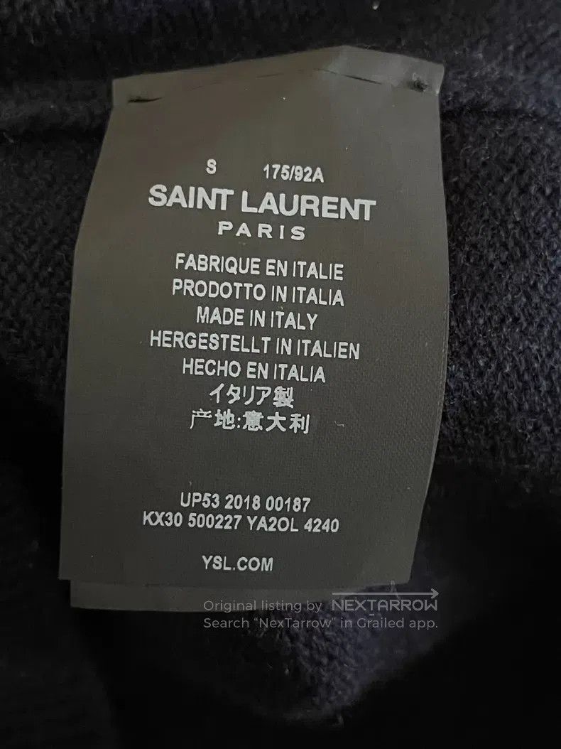 Saint Laurent Paris Saint Laurent Paris Black Sweater i Size US M / EU 48-50 / 2 - 4 Thumbnail