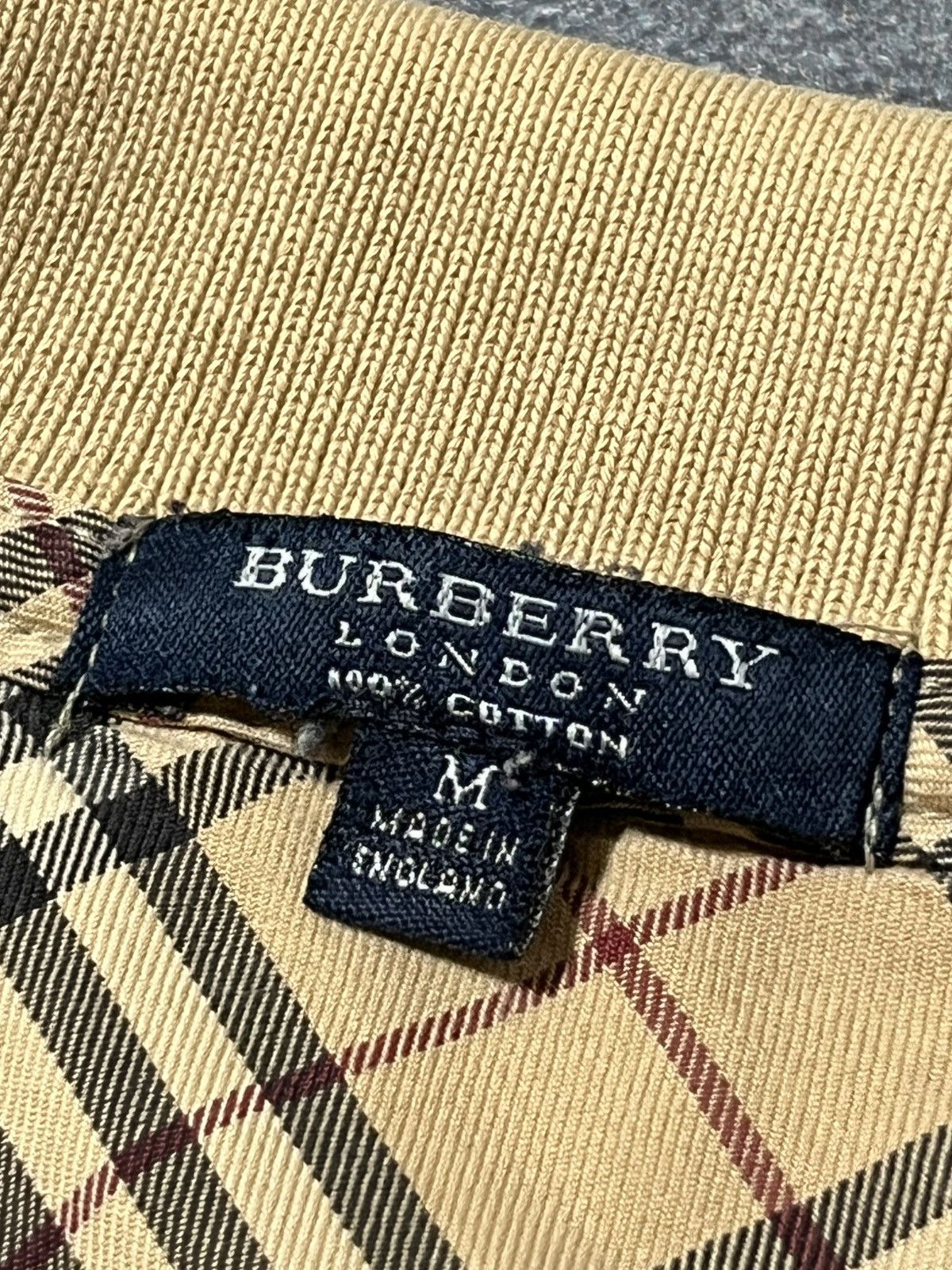 Burberry Vintage Burberry London Long Sleeve Polo Shirt Size US M / EU 48-50 / 2 - 6 Thumbnail