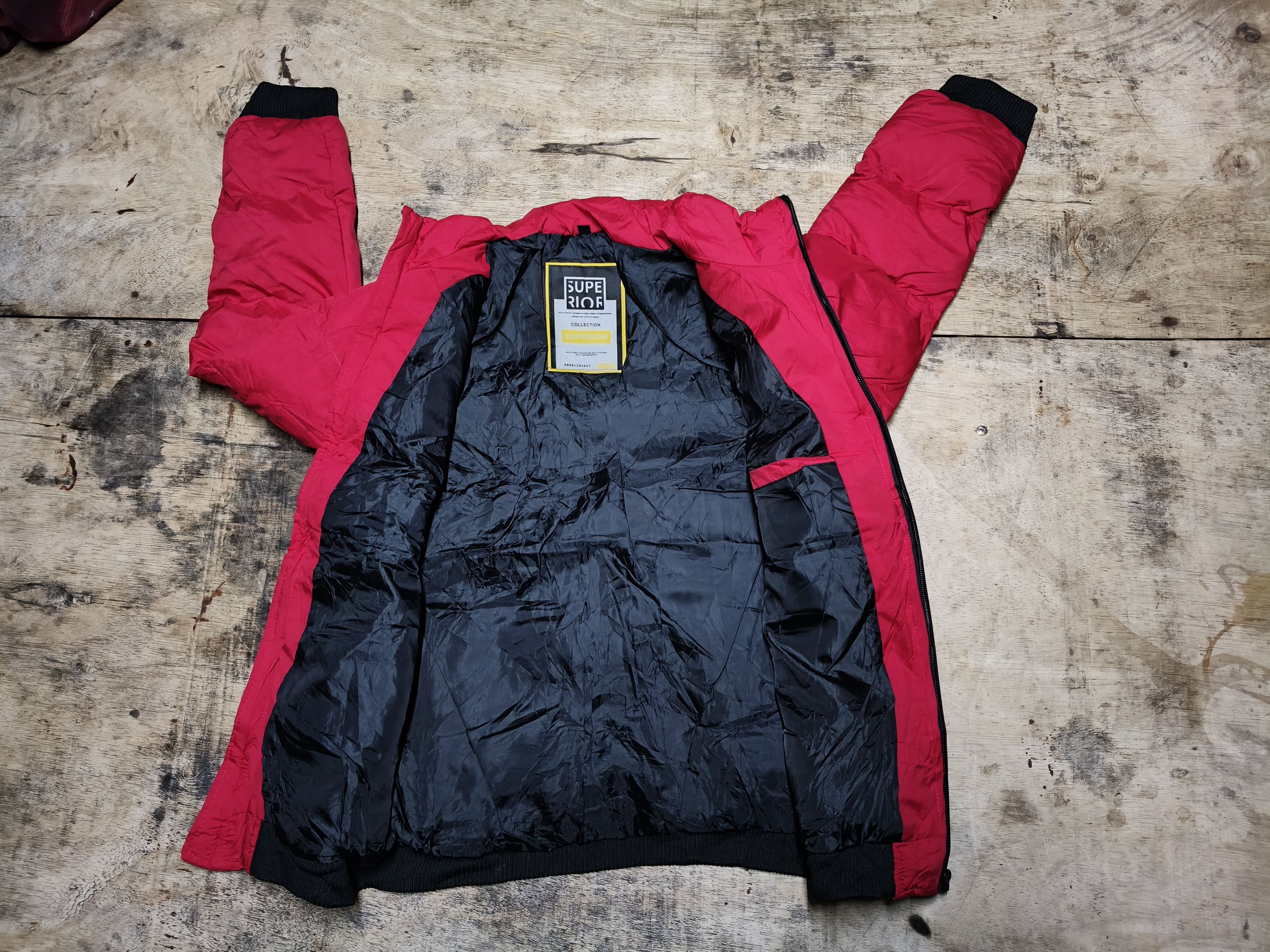 Japanese Brand Superior Zipper Down Jacket Size M / US 6-8 / IT 42-44 - 7 Thumbnail