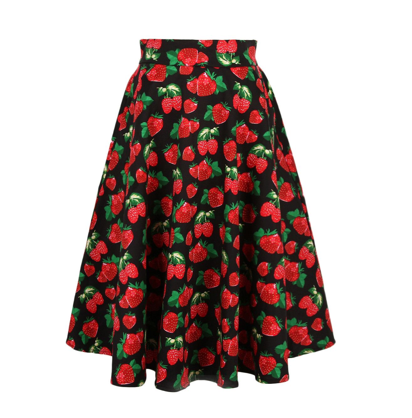 Other VIntage Retro Style Print Casual Circle Skirts Size 28" / US 6 / IT 42 - 1 Thumbnail