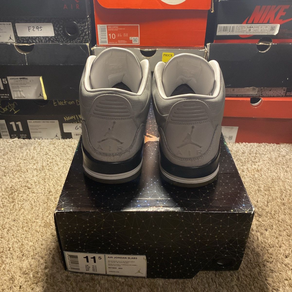 Jordan Brand × Nike × Vintage Jordan 3 lab3 reflective Size US 11.5 / EU 44-45 - 5 Thumbnail