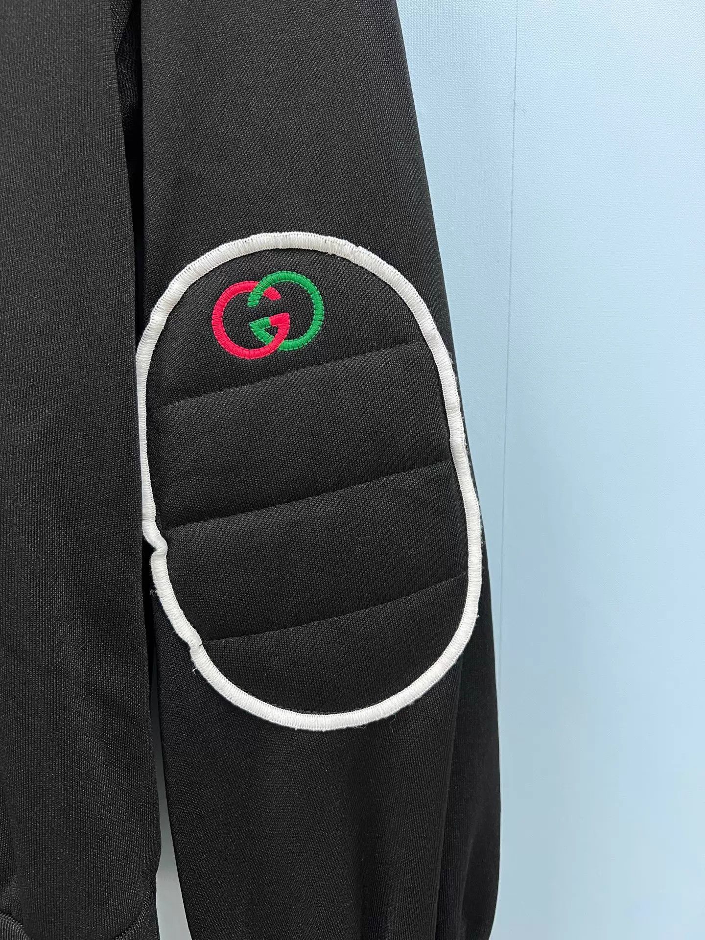 Gucci Gucci Black Red Green Logo Zip-Up Jacket XXS Size XXS / US 00 / IT 34 - 7 Thumbnail