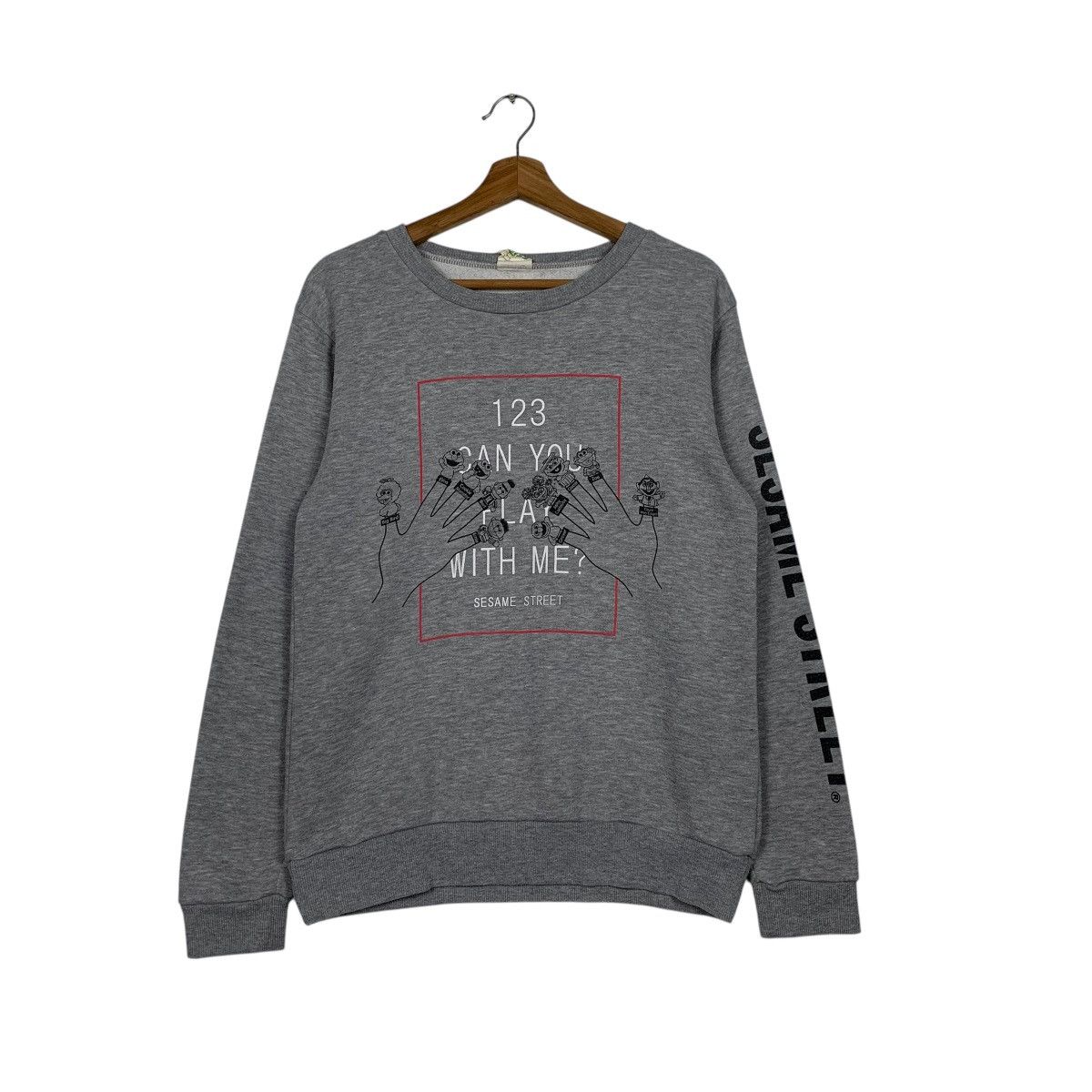 Japanese Brand Vintage Sesame Street Crewneck Sweatshirt Size US L / EU 52-54 / 3 - 1 Thumbnail