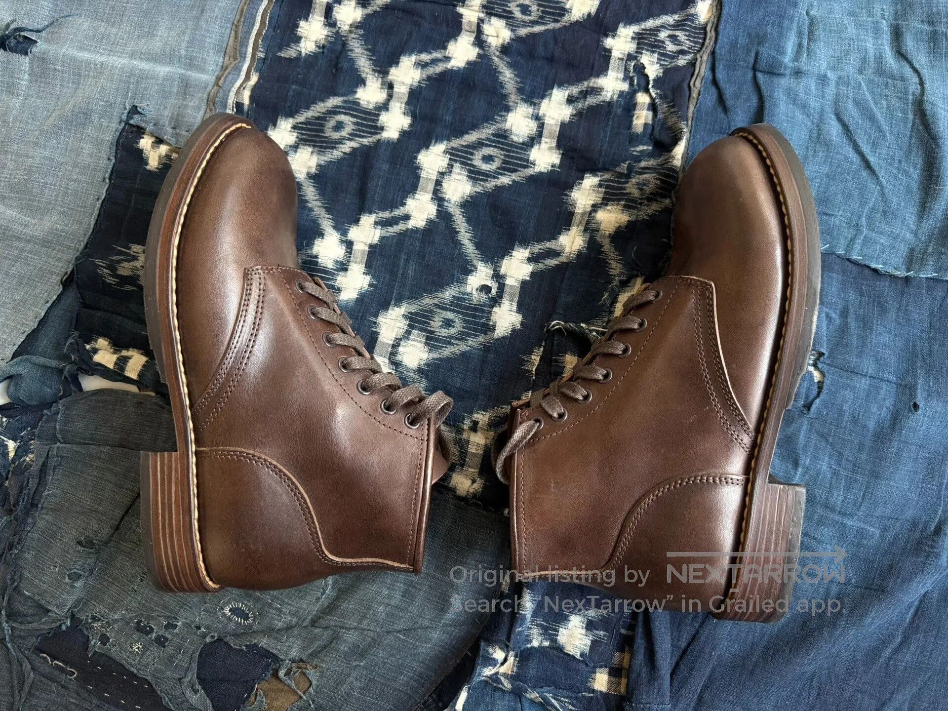 Visvim VISVIM Brigadier Boots in Brown Leather. Size US 9 / EU 42 - 2 Thumbnail