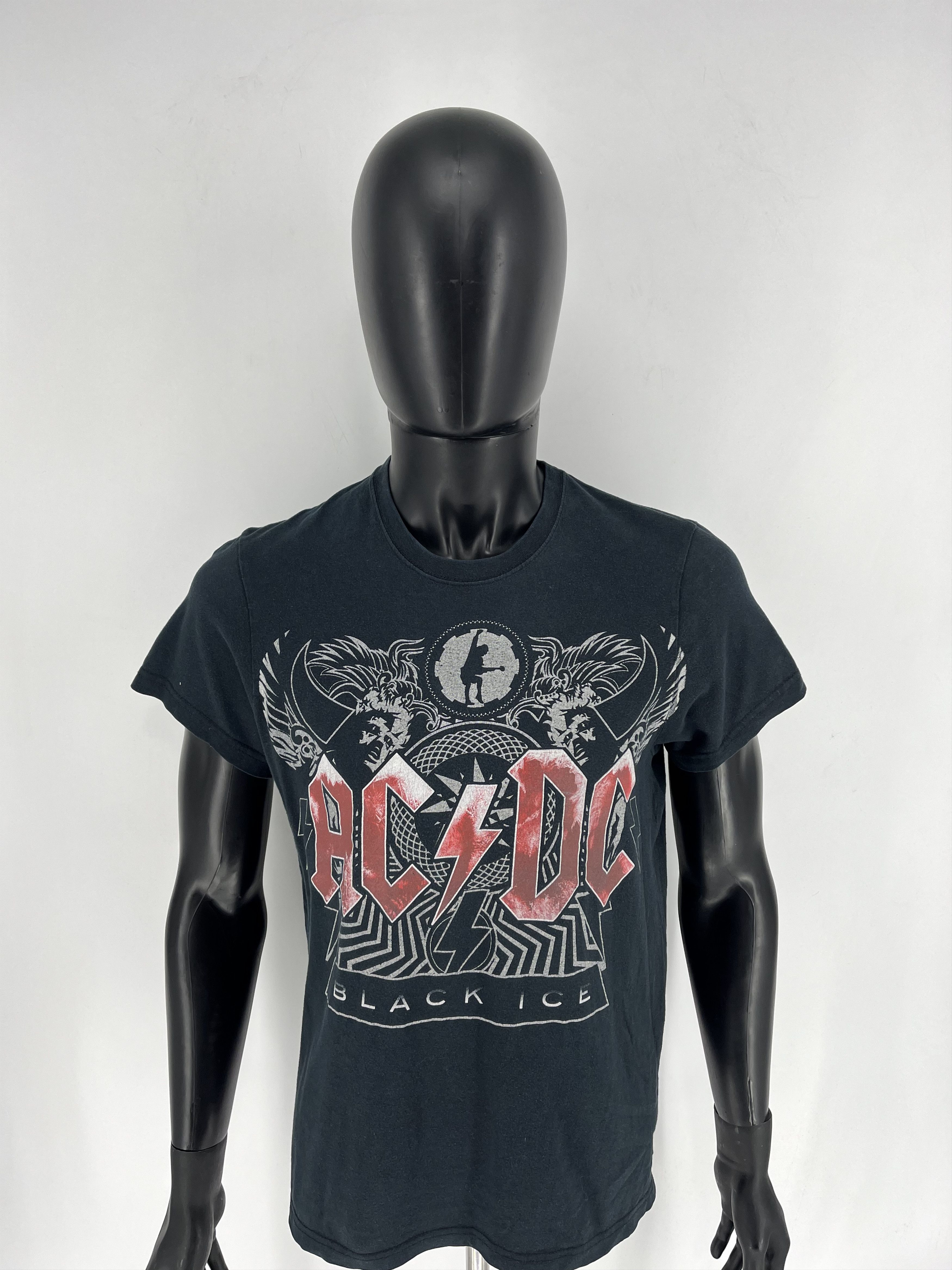 Band Tees × Vintage VINTAGE ACDC BLACK ICE TEE Heavy Metal Rock T-Shirt Like Size US M / EU 48-50 / 2 - 5 Thumbnail