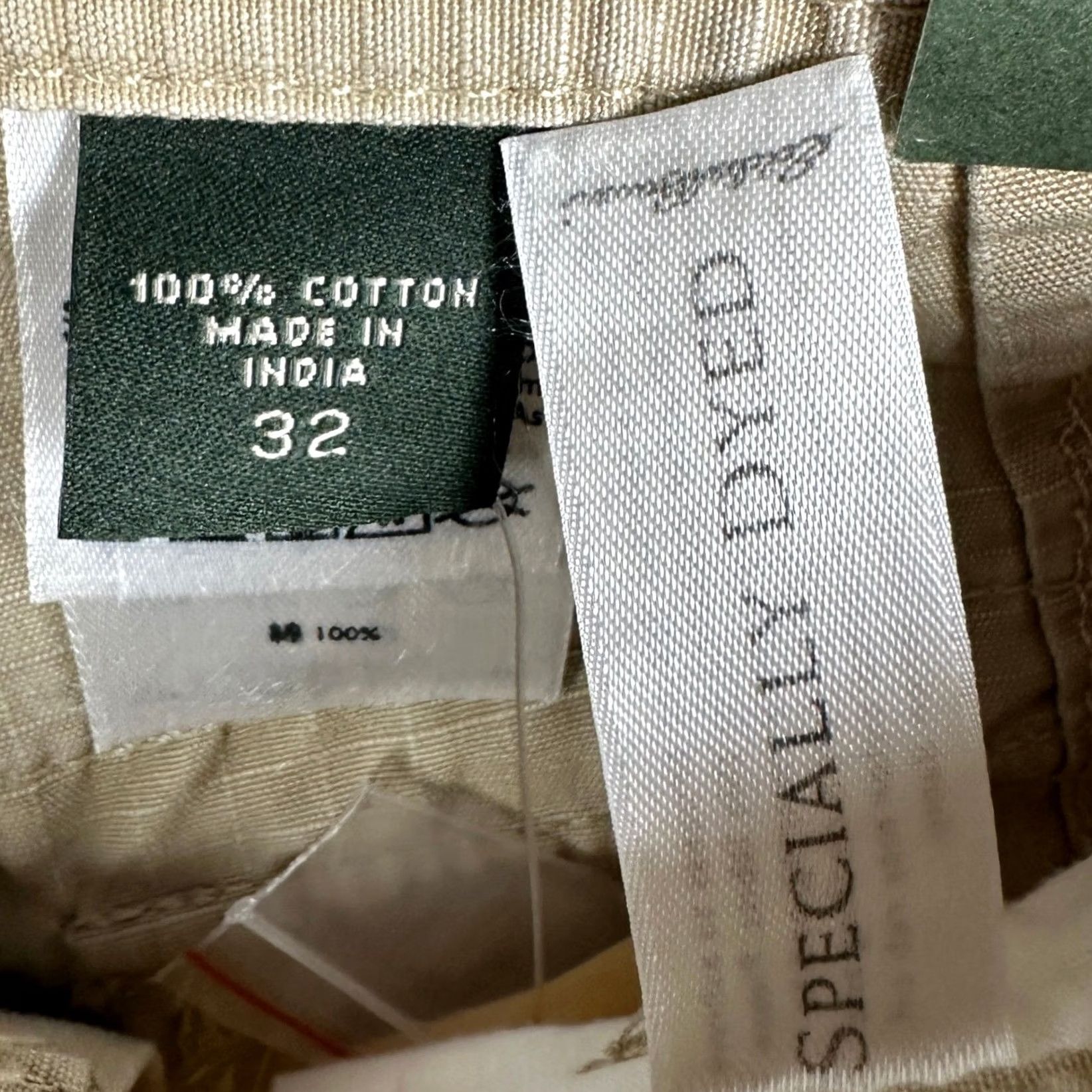 Eddie Bauer Eddie Bauer Cargo Shorts Men 32 Tan Ripstop Cargo Pocket Hiking Outdoor Size US 34 / EU 50 - 4 Thumbnail