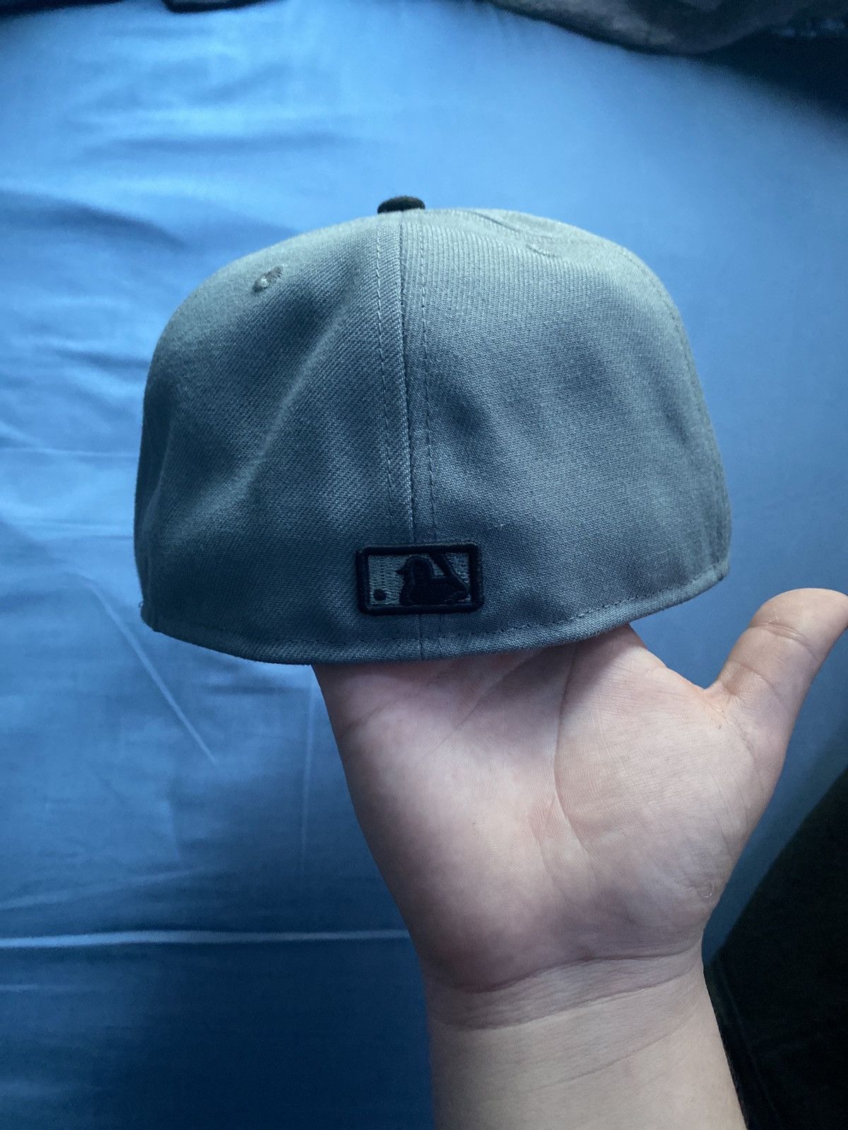 New Era LA Dodgers fitted hat grey/black 7 1/4 Size ONE SIZE - 4 Thumbnail