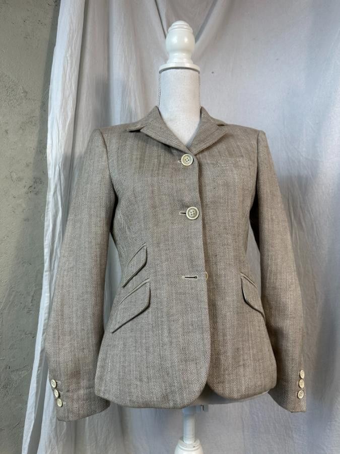 Loro Piana × Vintage Loro Piana Linen&Silk Jacket Size M / US 6-8 / IT 42-44 - 6 Thumbnail