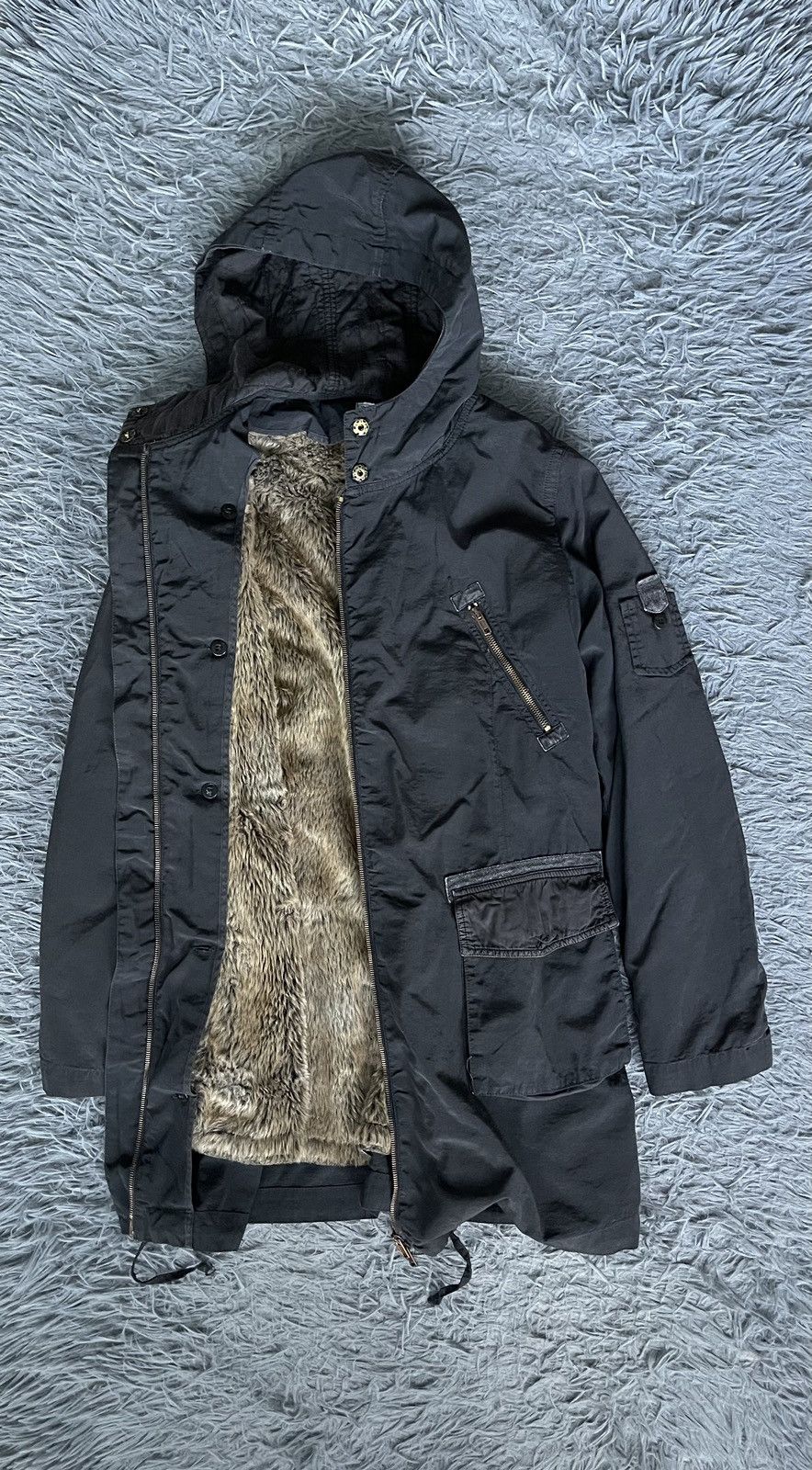 image of Par-Such Avant Garde Parka Jacket in Black, Women's (Size Small)