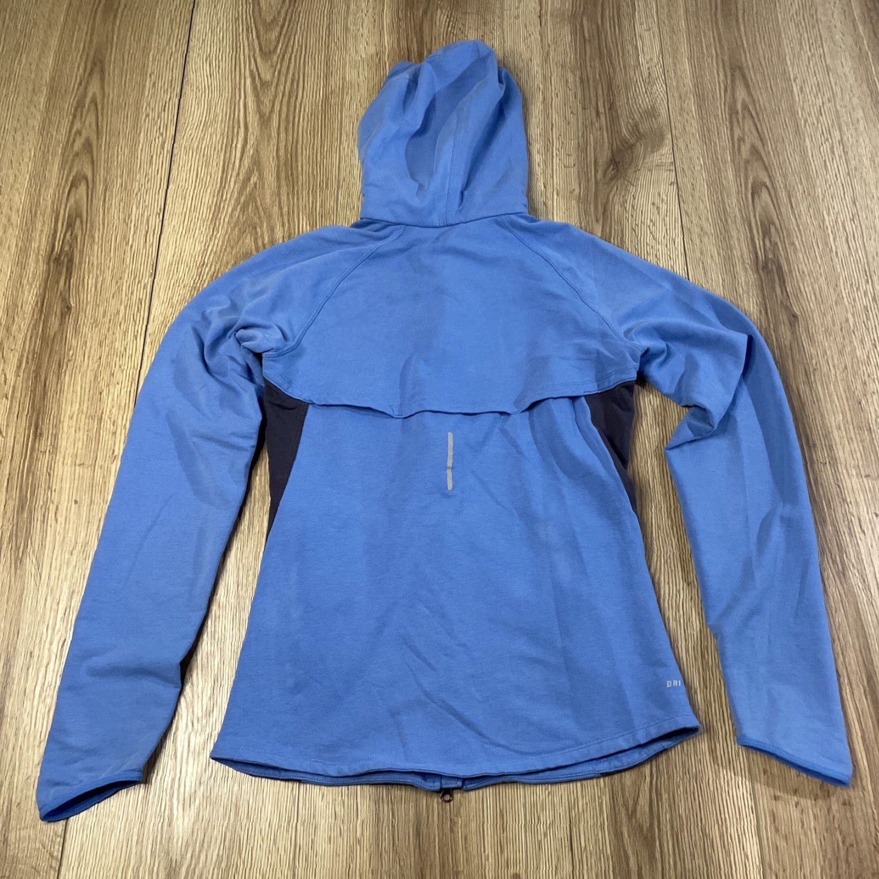Nike Nike Dri-FIT Running Jacket Women’s S Blue Full Zip Hooded Activewear Sportswear Size S / US 4 / IT 40 - 7 Thumbnail