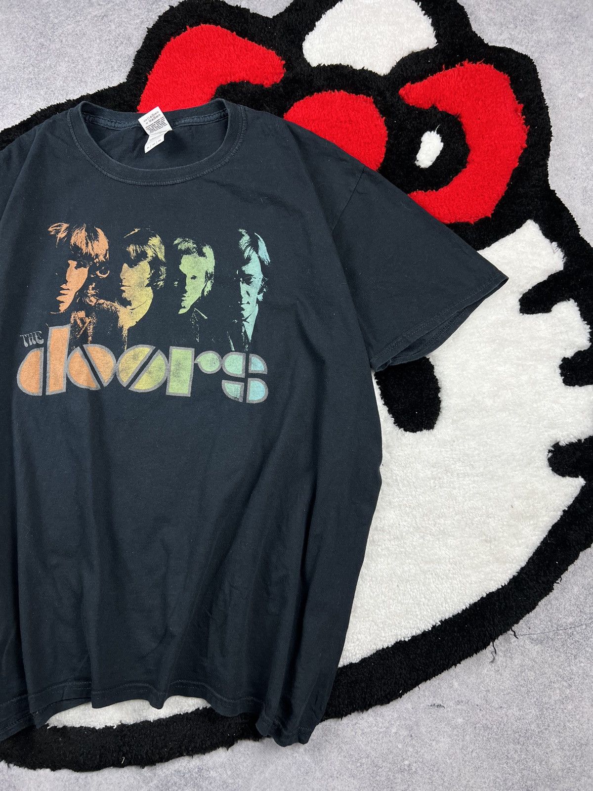 Band Tees Retro The Doors Psychedelic Morrison Y2K Band Rock Tee Shirt Size US XL / EU 56 / 4 - 3 Thumbnail