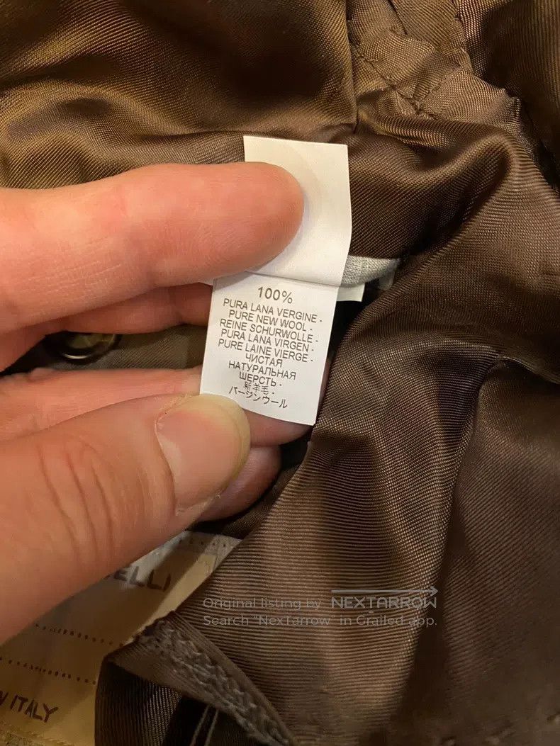 Brunello Cucinelli Brunello Cucinelli Double-breasted suit, handcrafted, virg Size 50L - 5 Thumbnail