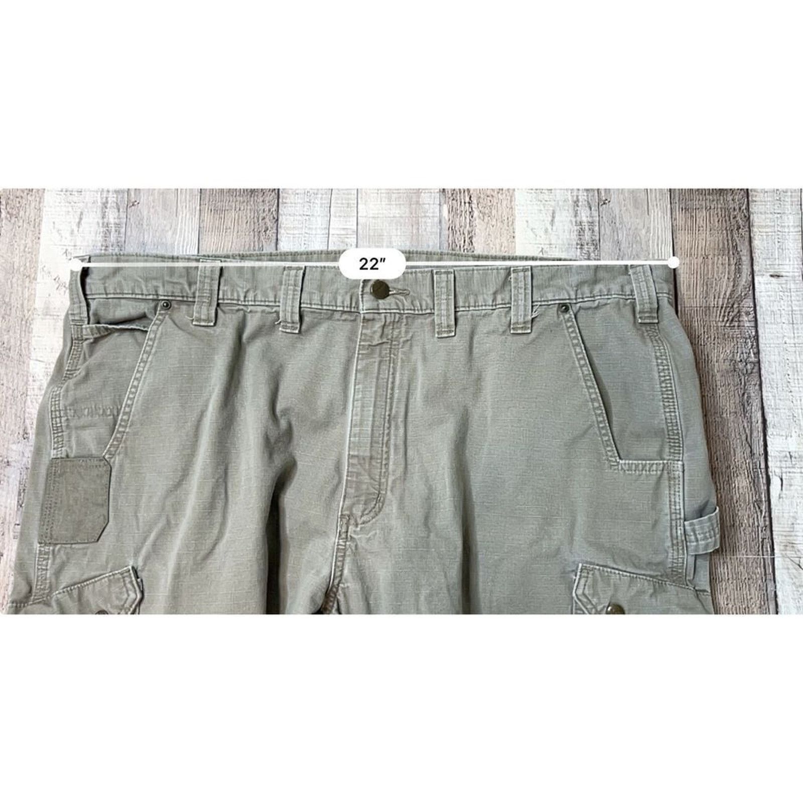 Carhartt Carhartt B357 Big & Tall Grey Relaxed Fit Ripstop Shorts 44 Size US 44 / EU 60 - 5 Thumbnail