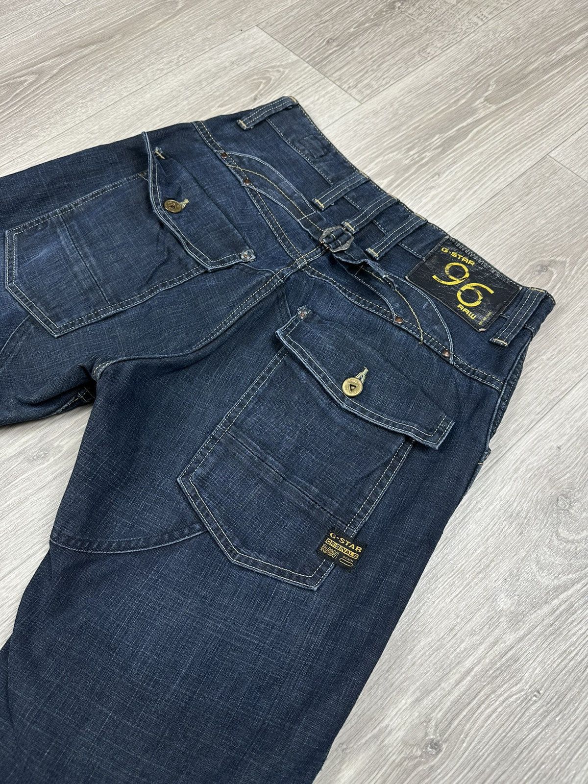 G-Star G Star Raw Denim Vintage Jeans Baggy Double Knee Y2K Size US 32 / EU 48 - 5 Thumbnail
