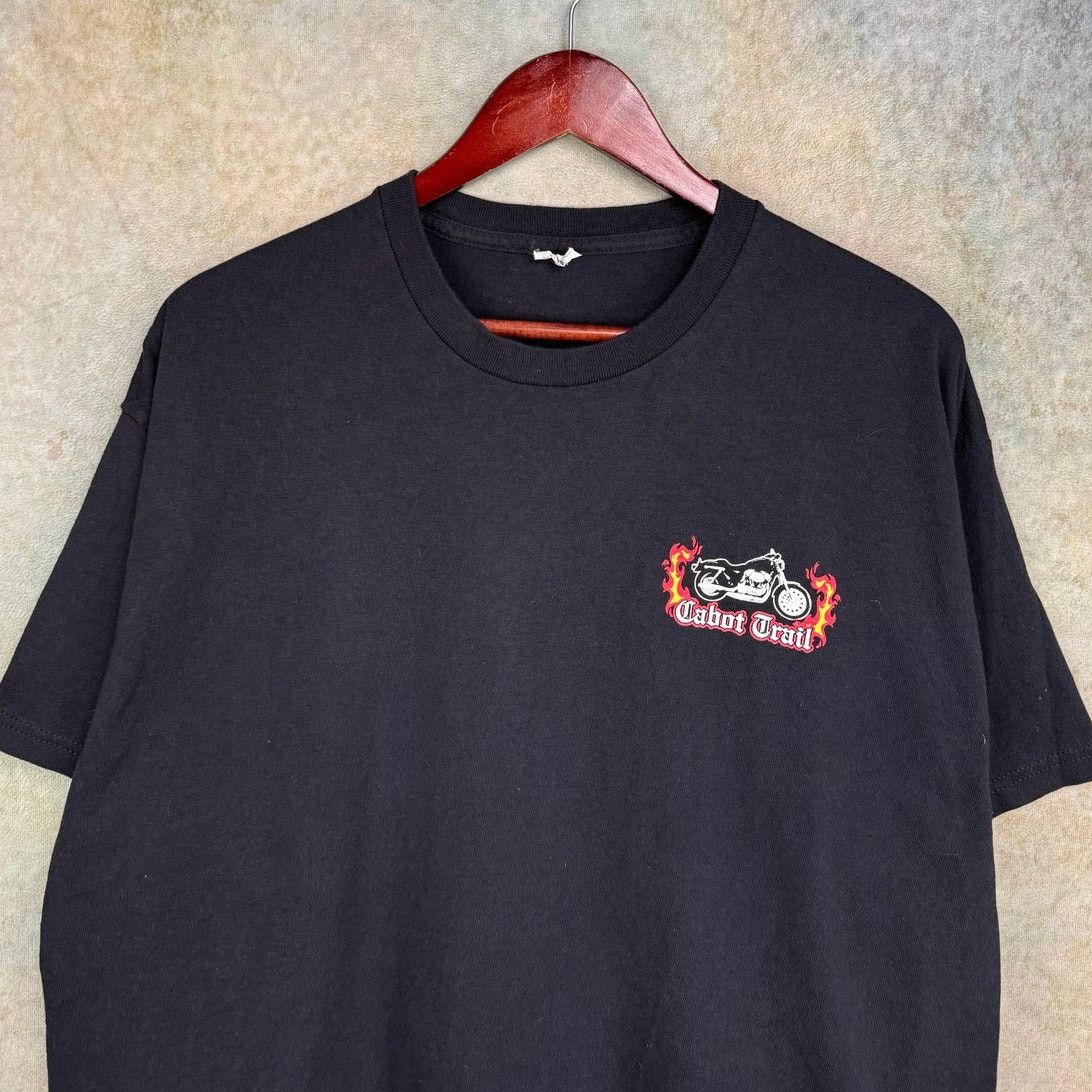 Vintage VTG Y2K Biker Flame T Shirt Sz XL Black Motorcycle Size US XL / EU 56 / 4 - 5 Thumbnail