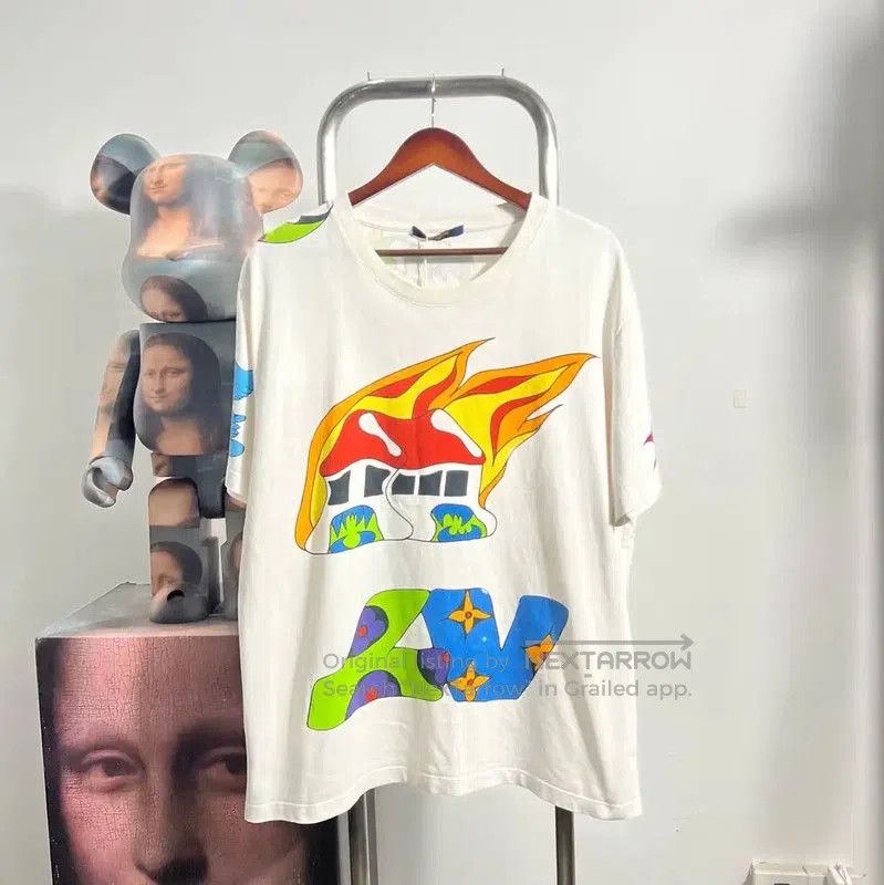 Louis Vuitton Louis Vuitton Men's White Cotton T. Size US M / EU 48-50 / 2 - 1 Thumbnail