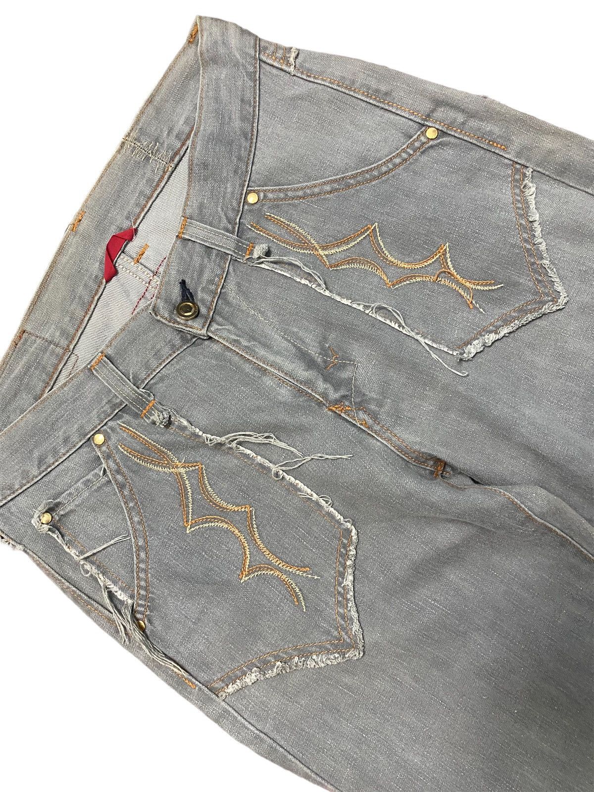 Hysteric Glamour Flared Edwin Jeans 503 Grey Denim Boot Cut Size US 31 - 4 Thumbnail