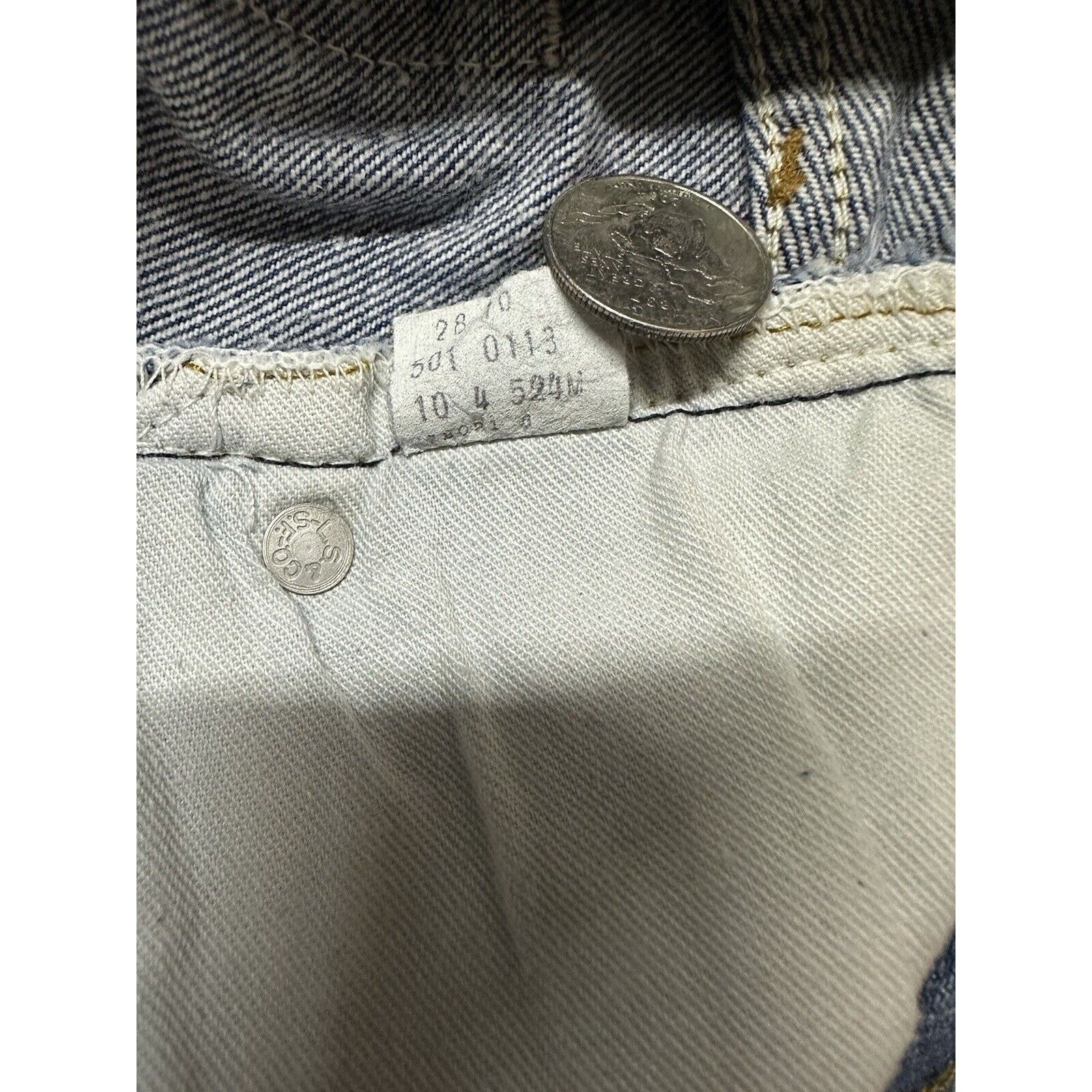 Levi's × Vintage Vintage Levi’s 501 Faded Dark Wash Denim Jeans 36x32 Size US 36 / EU 52 - 9 Thumbnail