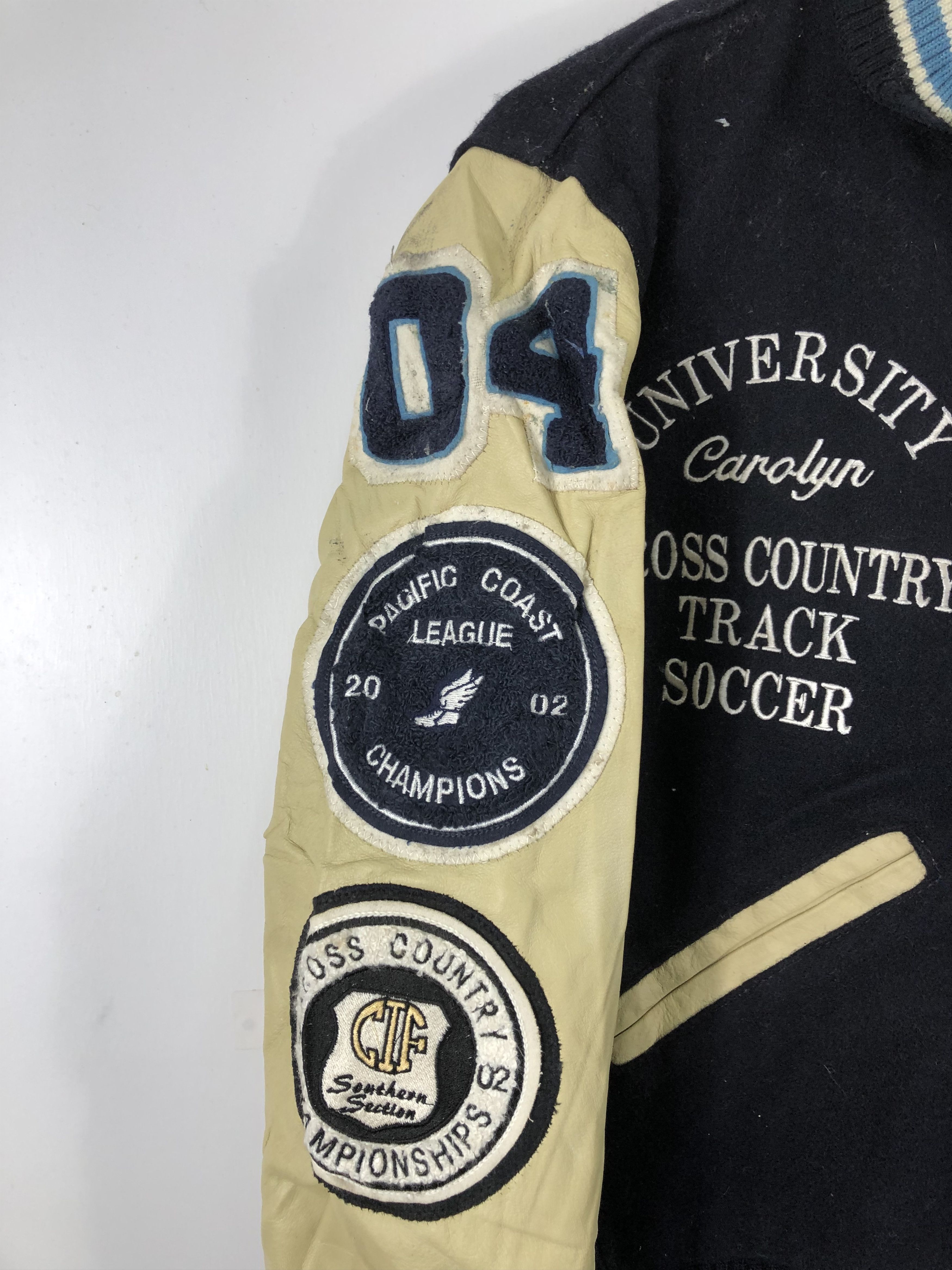 Delong Vintage Delong Varsity Jacket University Full Patches V0236 Size US XS / EU 42 / 0 - 5 Thumbnail