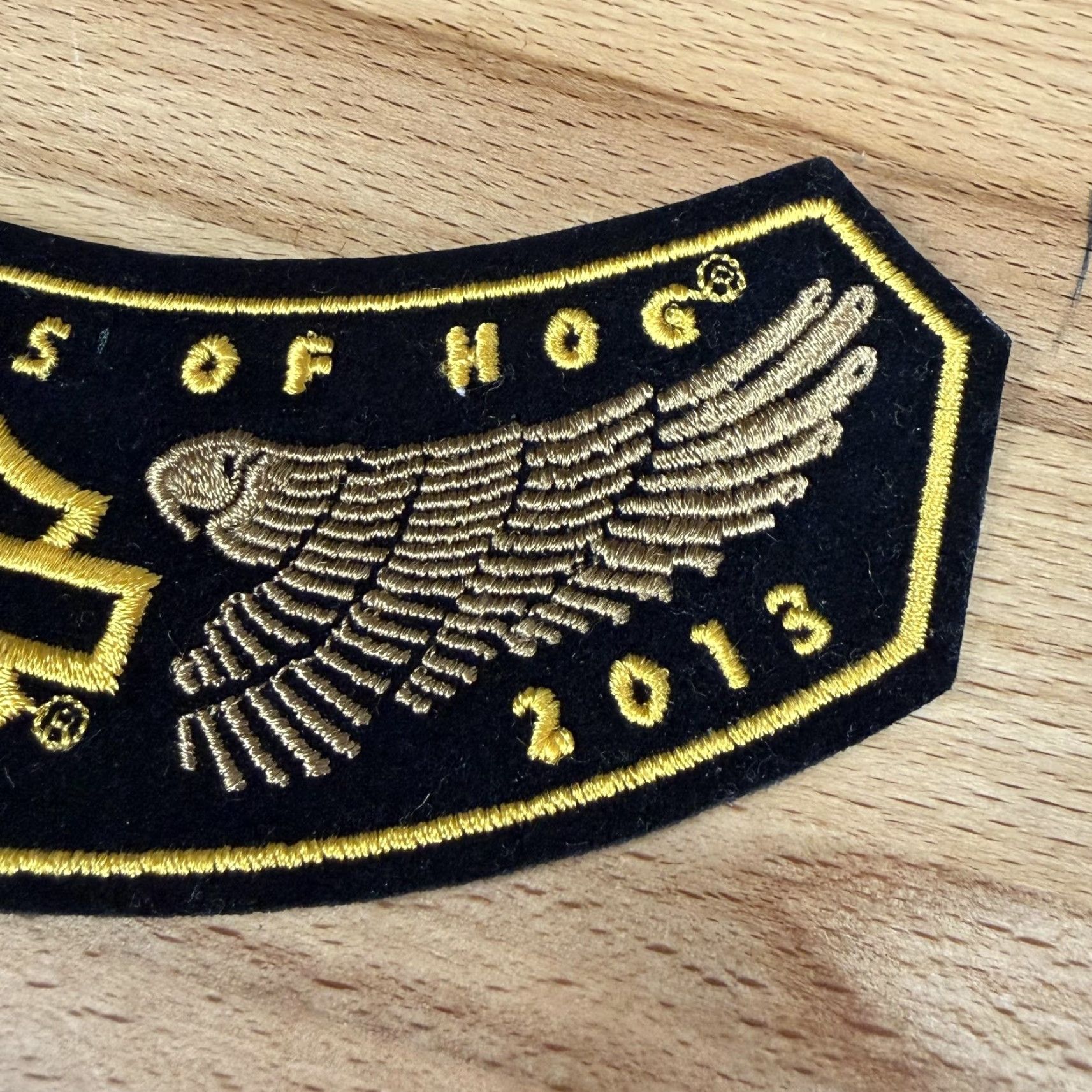 Harley Davidson Harley-Davidson HOG 30 Years Patch Black Gold Embroidered Rocker 1983-2013 Badge Patch Rocker Black Gold 30 Years HOG Harley-Davidson Badge Size ONE SIZE - 3 Thumbnail